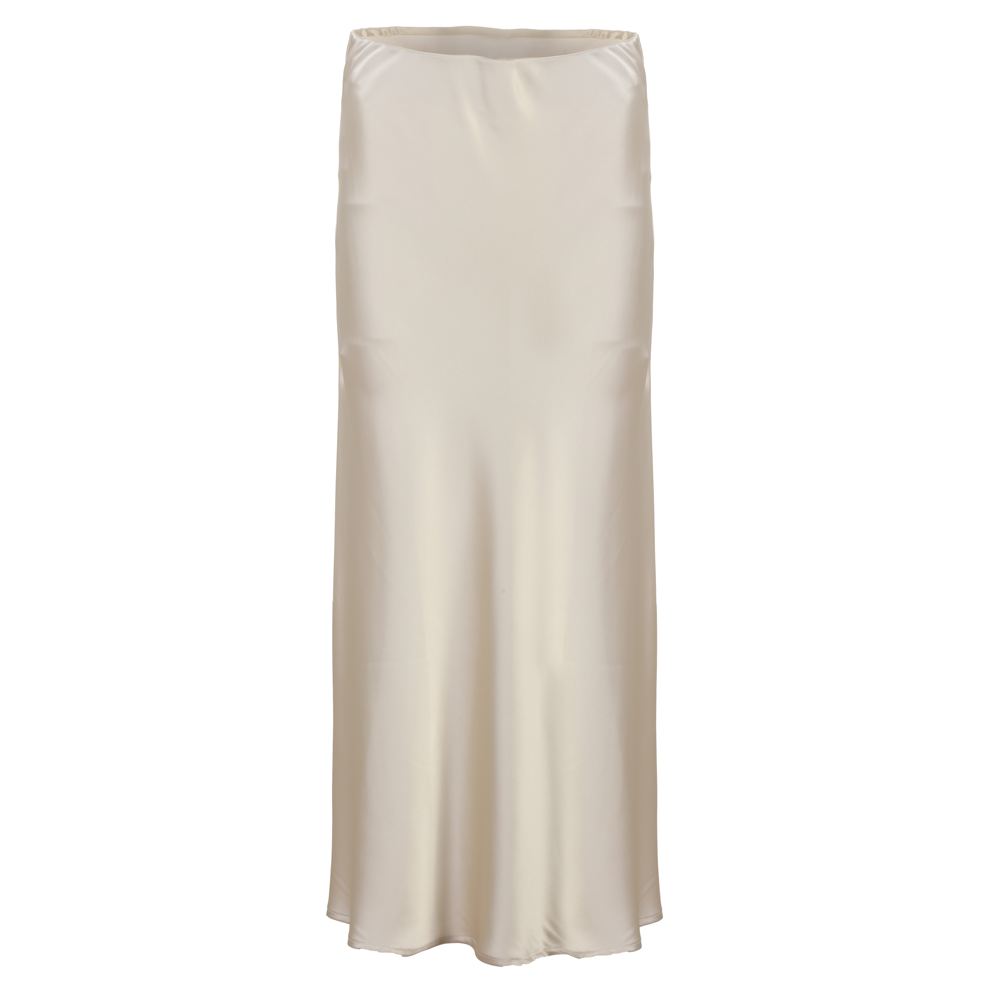 Jupe en satin  - Beige