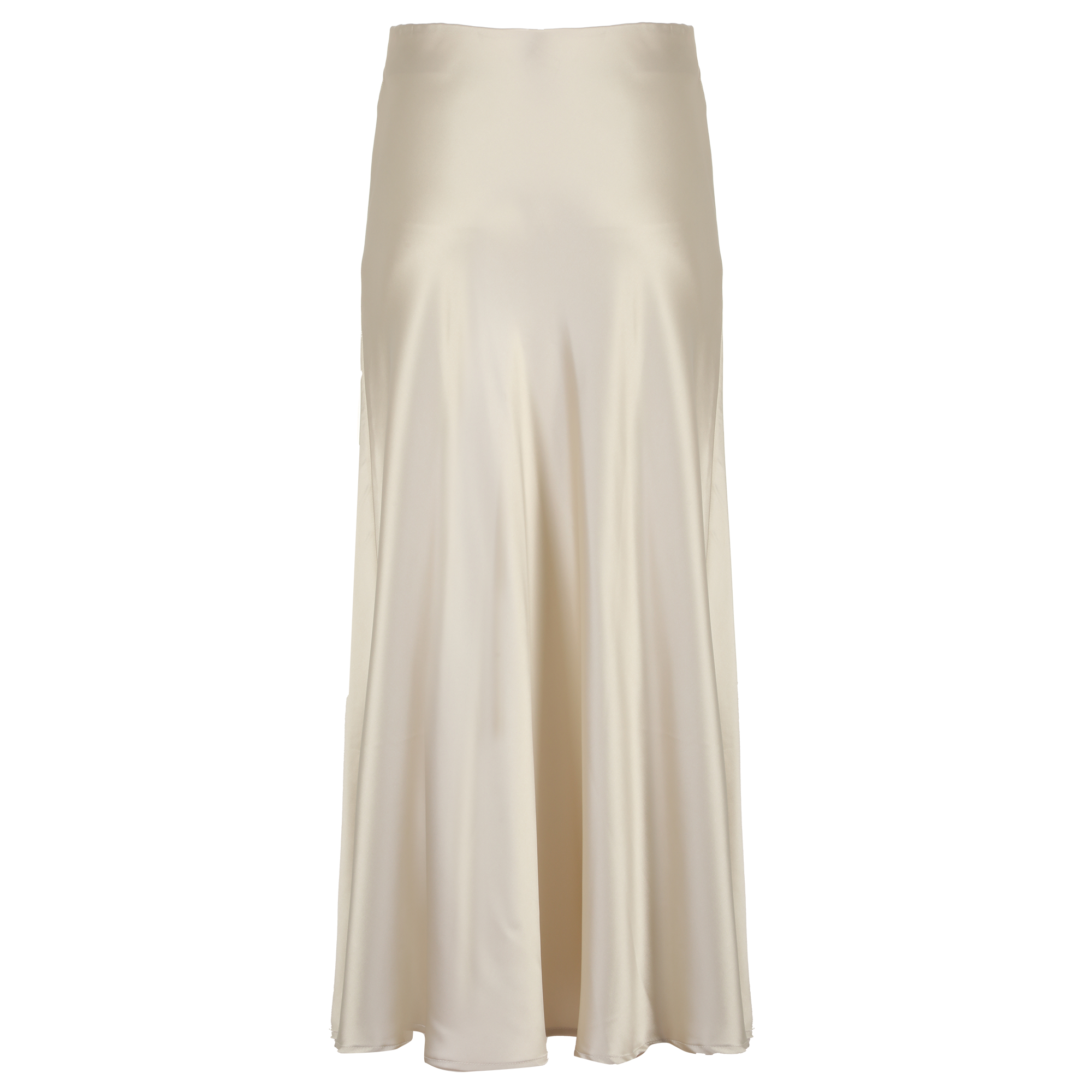 Jupe en satin  - Beige