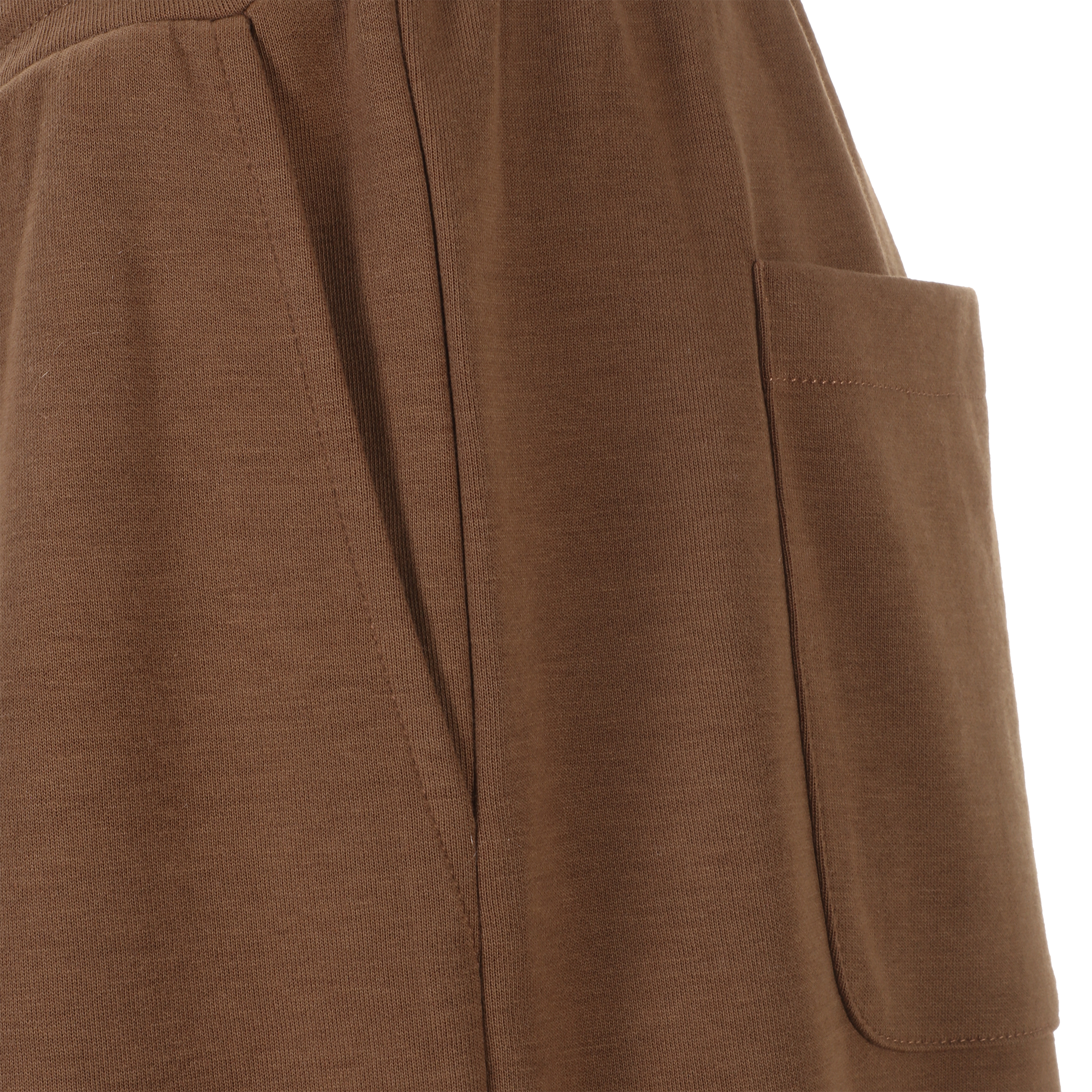 Pantalon large en maille  - Kaki