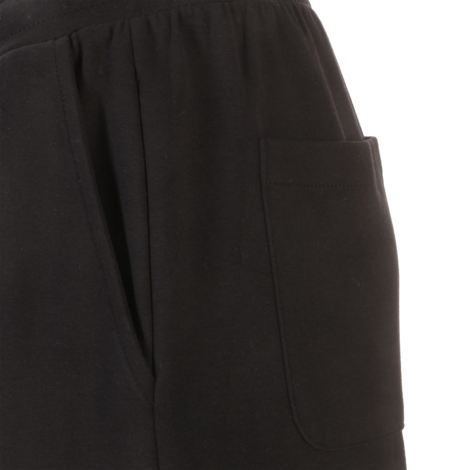 Pantalon large en maille  - Noir
