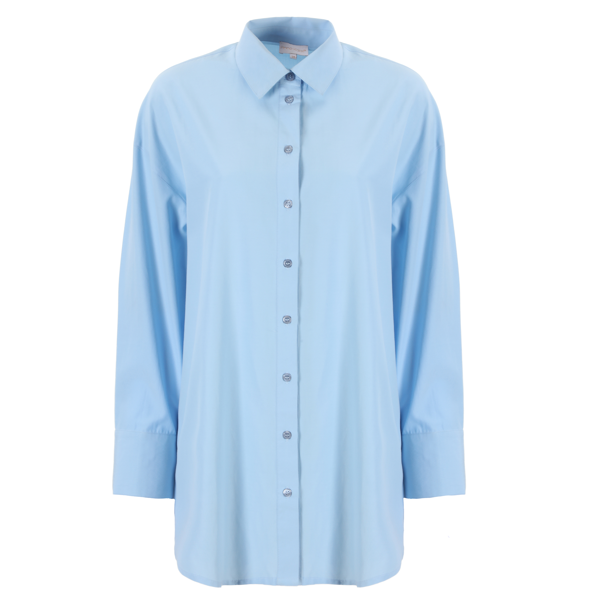 Chemise en popeline - Bleu