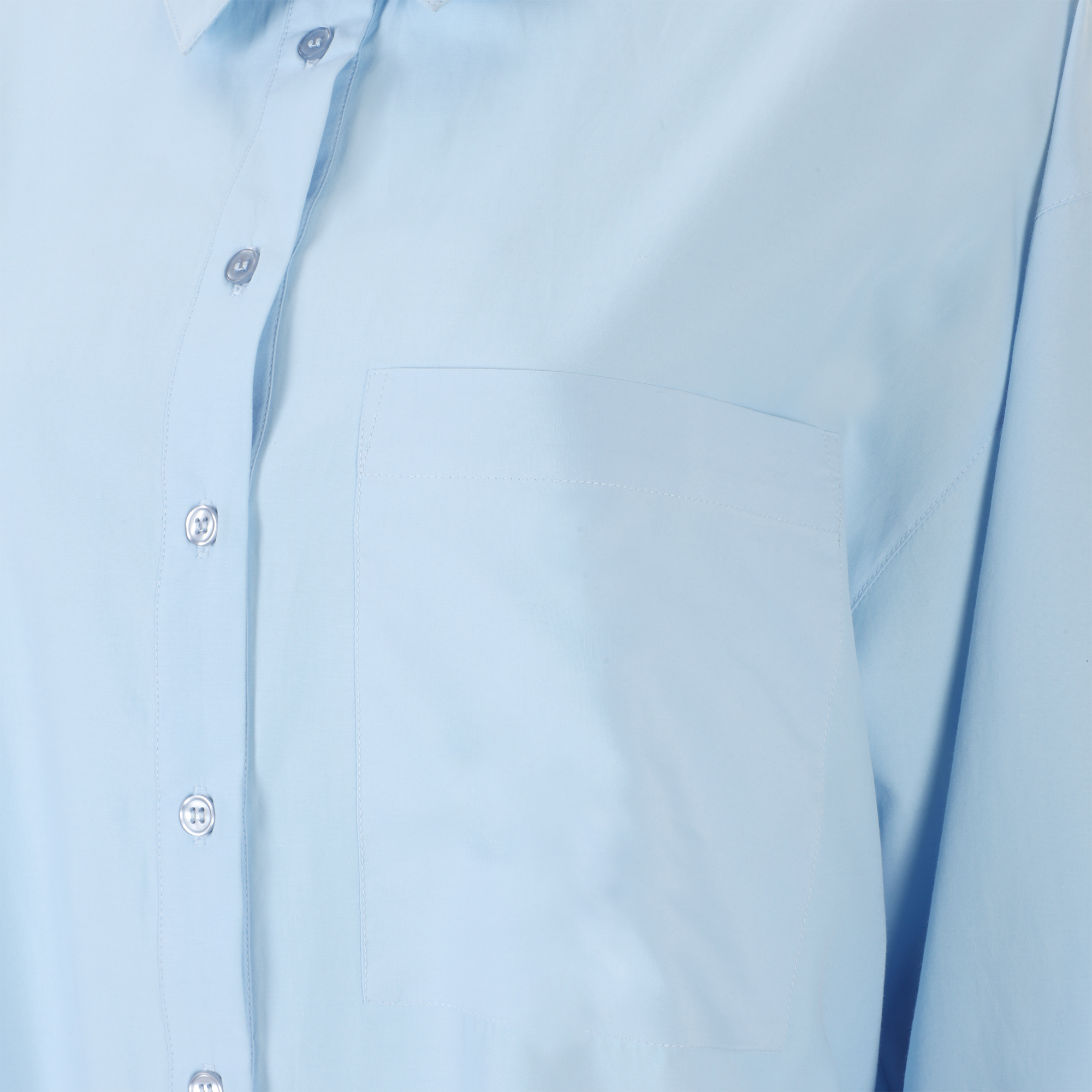 Chemise en popeline - Bleu