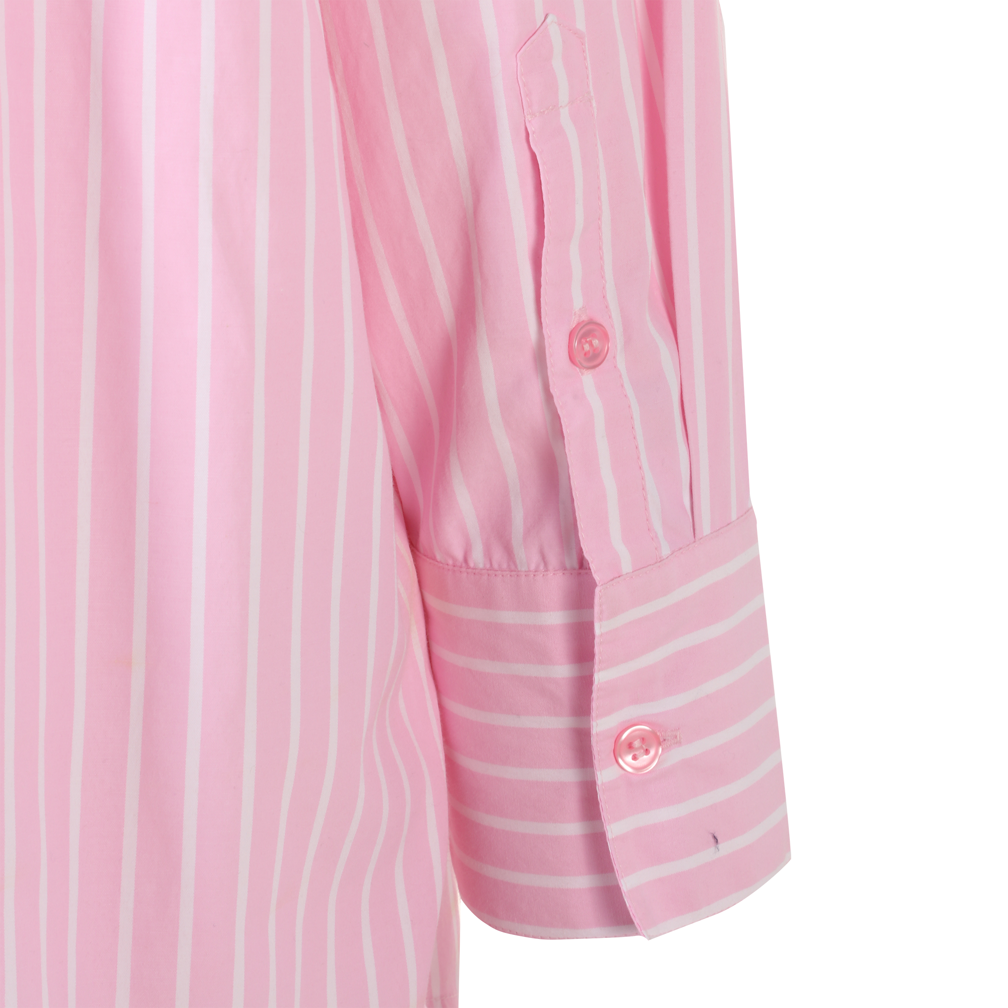 Chemise rayé en popeline - Rose