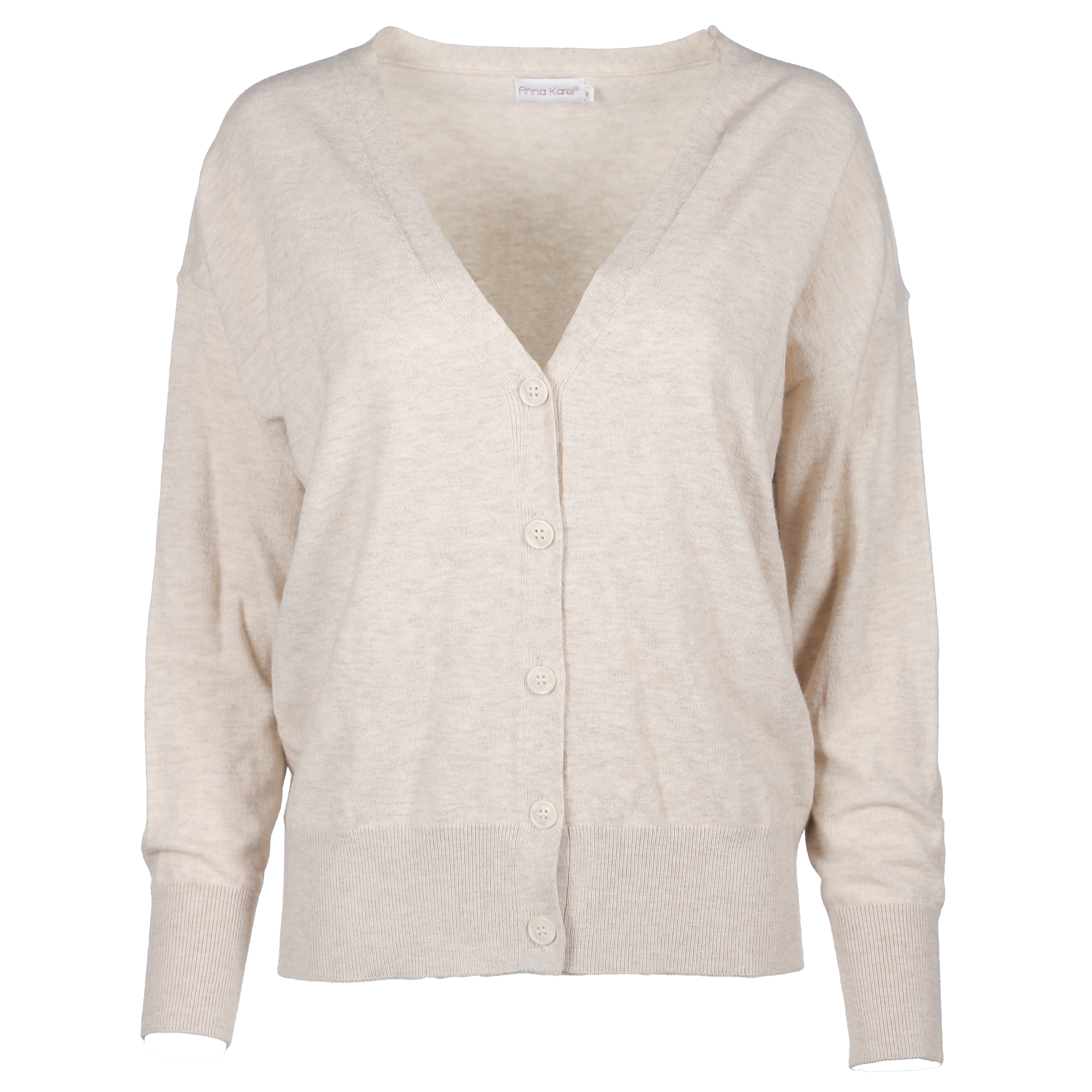 Gilet loose en maille  - Beige