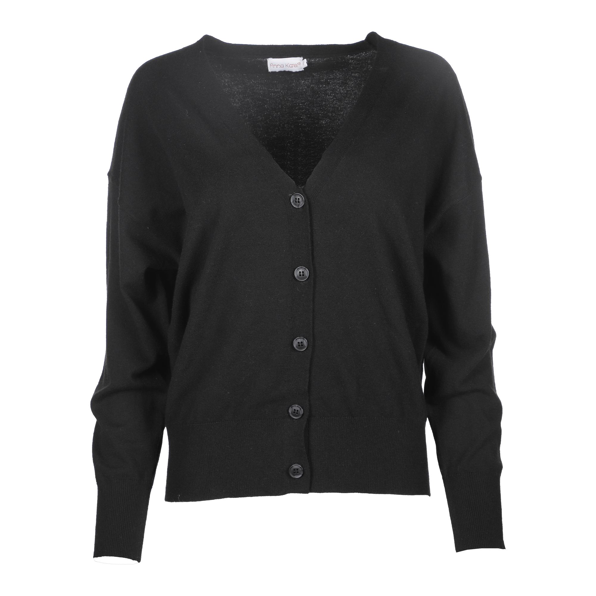 Gilet loose en maille  - Noir
