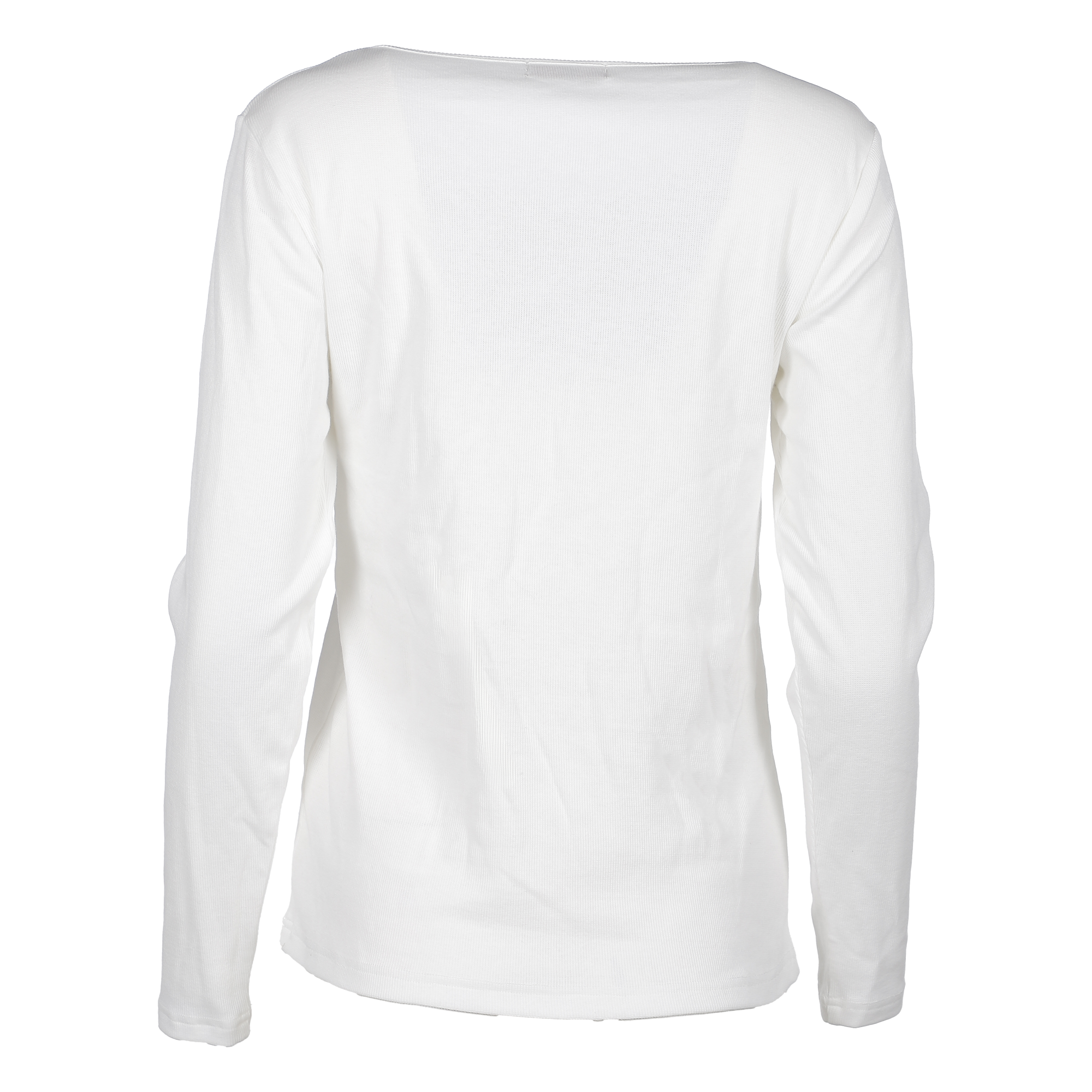 Pyjama long jersey à carreaux  - Blanc
