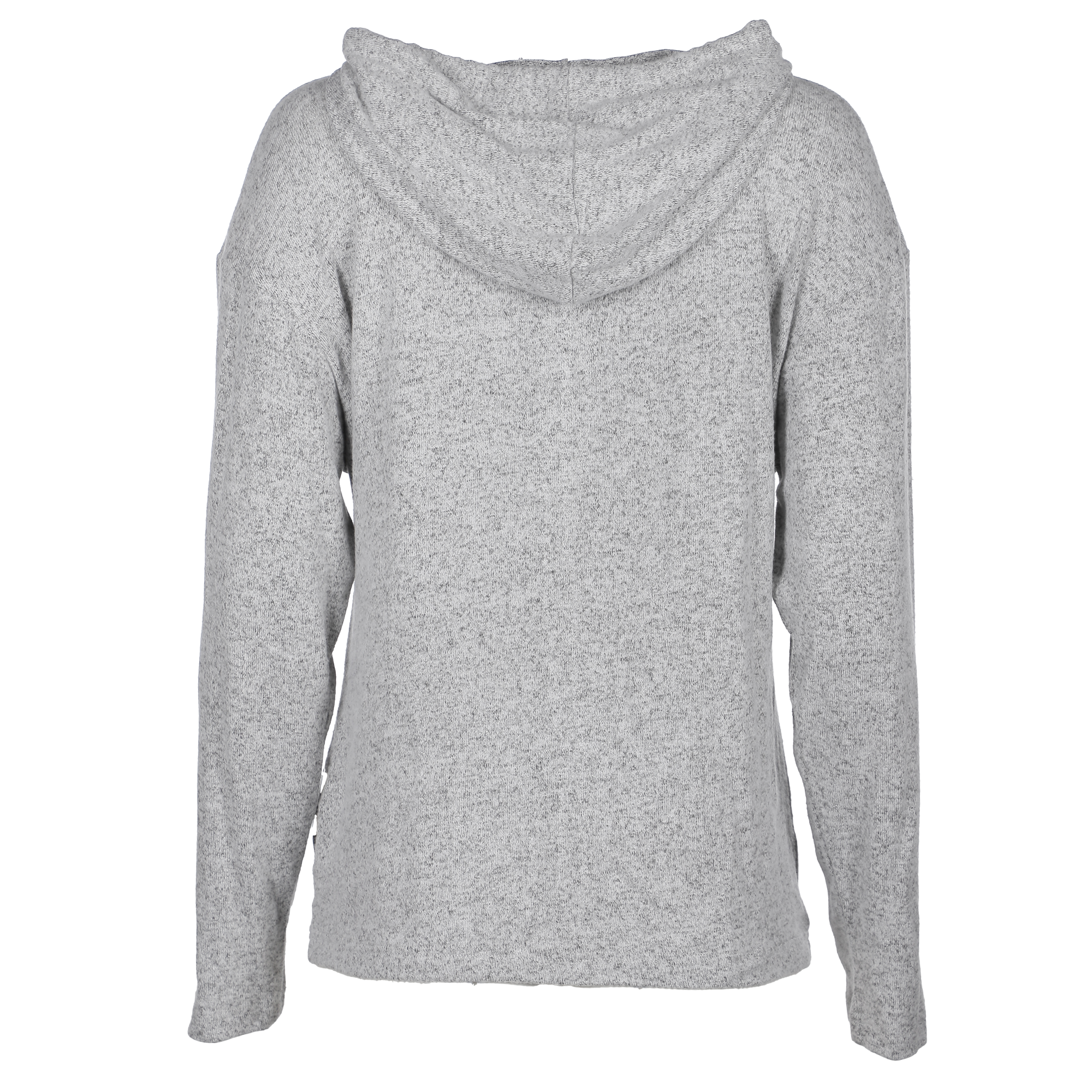Ensemble haut avec capuche et bas évasé  - Gris