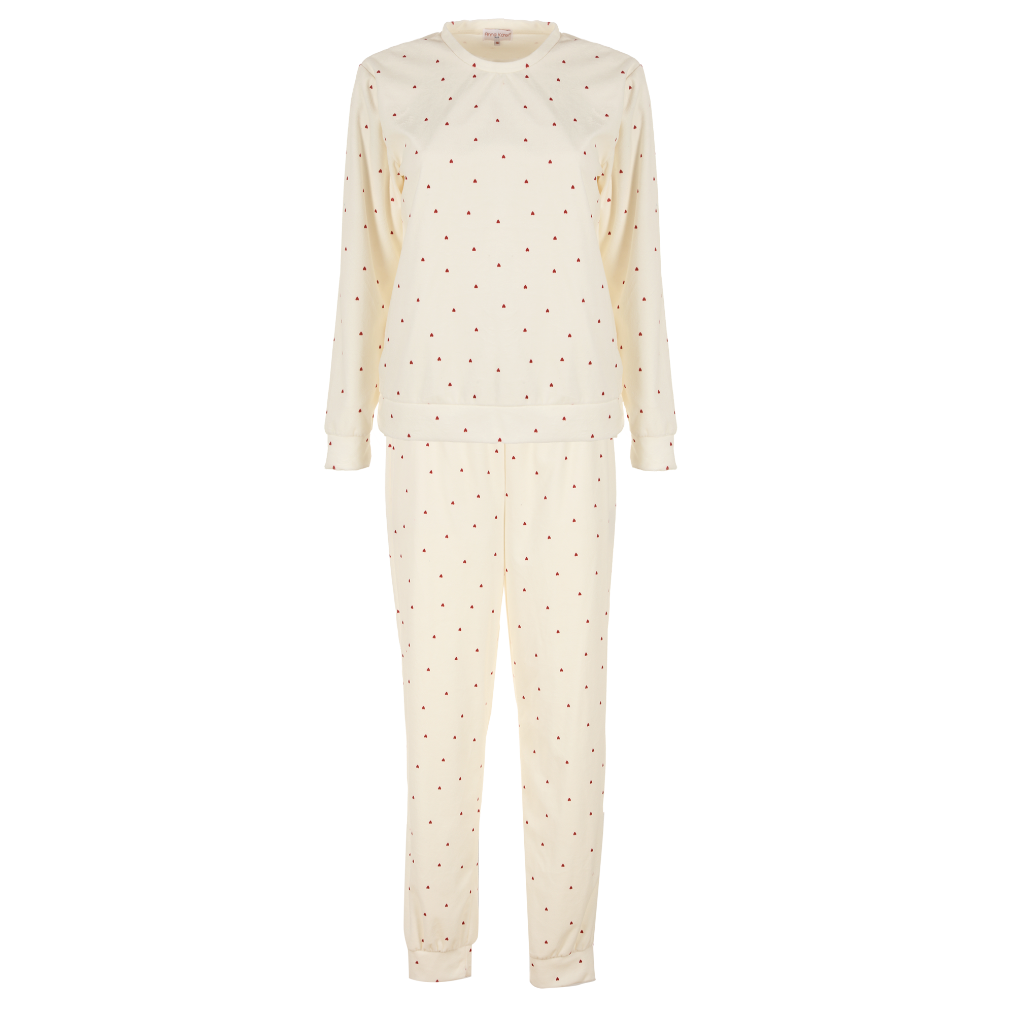 Ensemble de pyjama en velours - Blanc