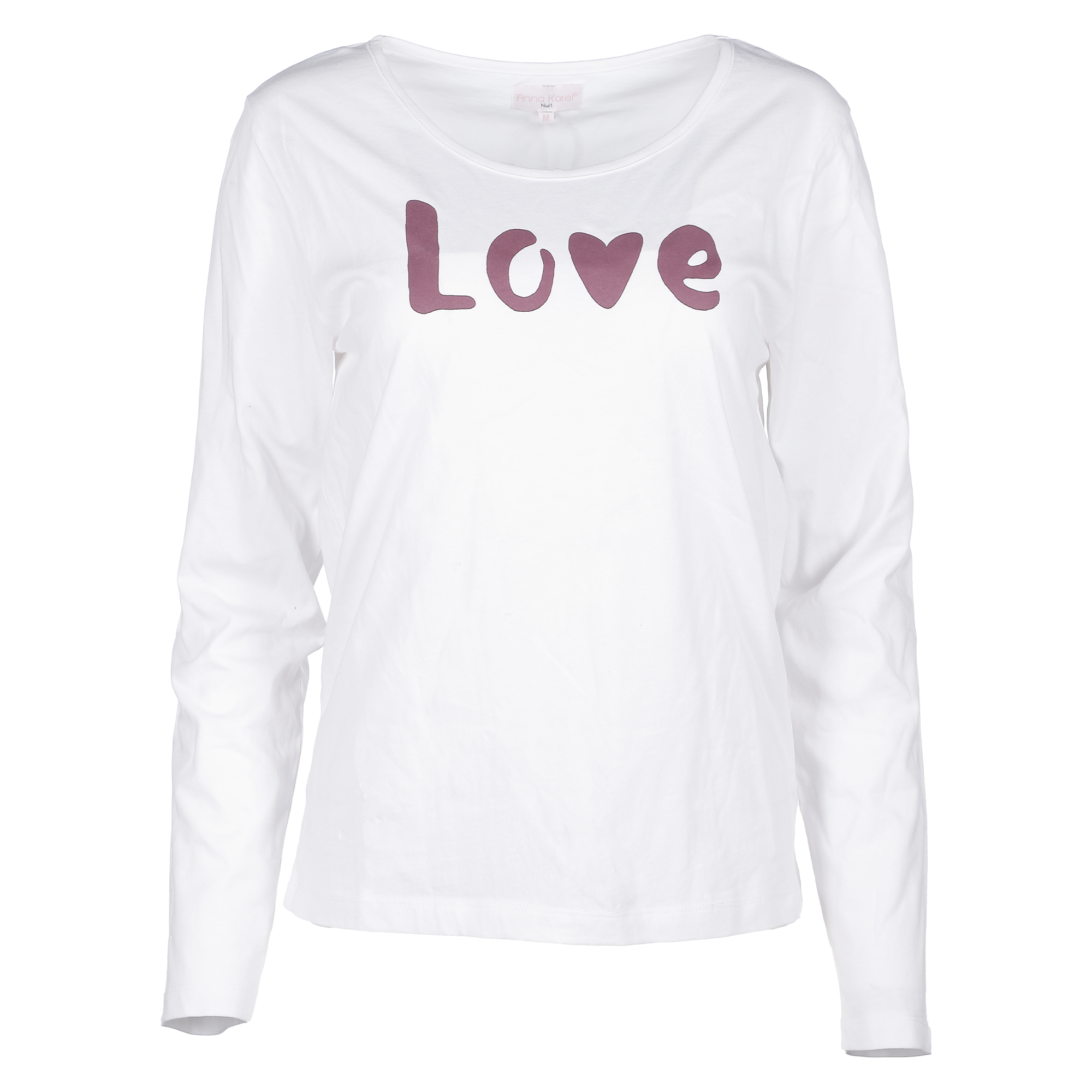 Ensemble Pyjama long jersey  - Blanc
