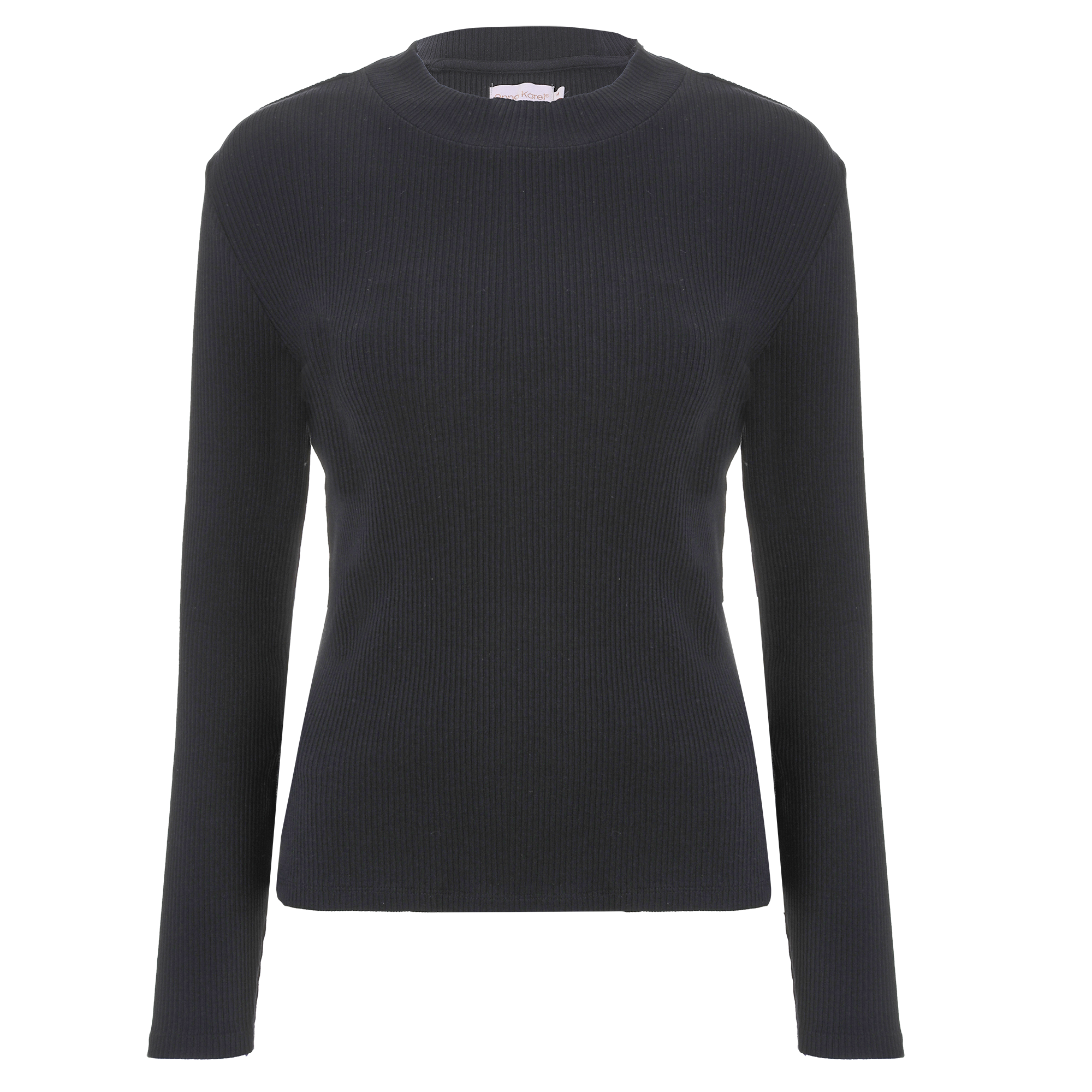 Pull col roulé  - Marron