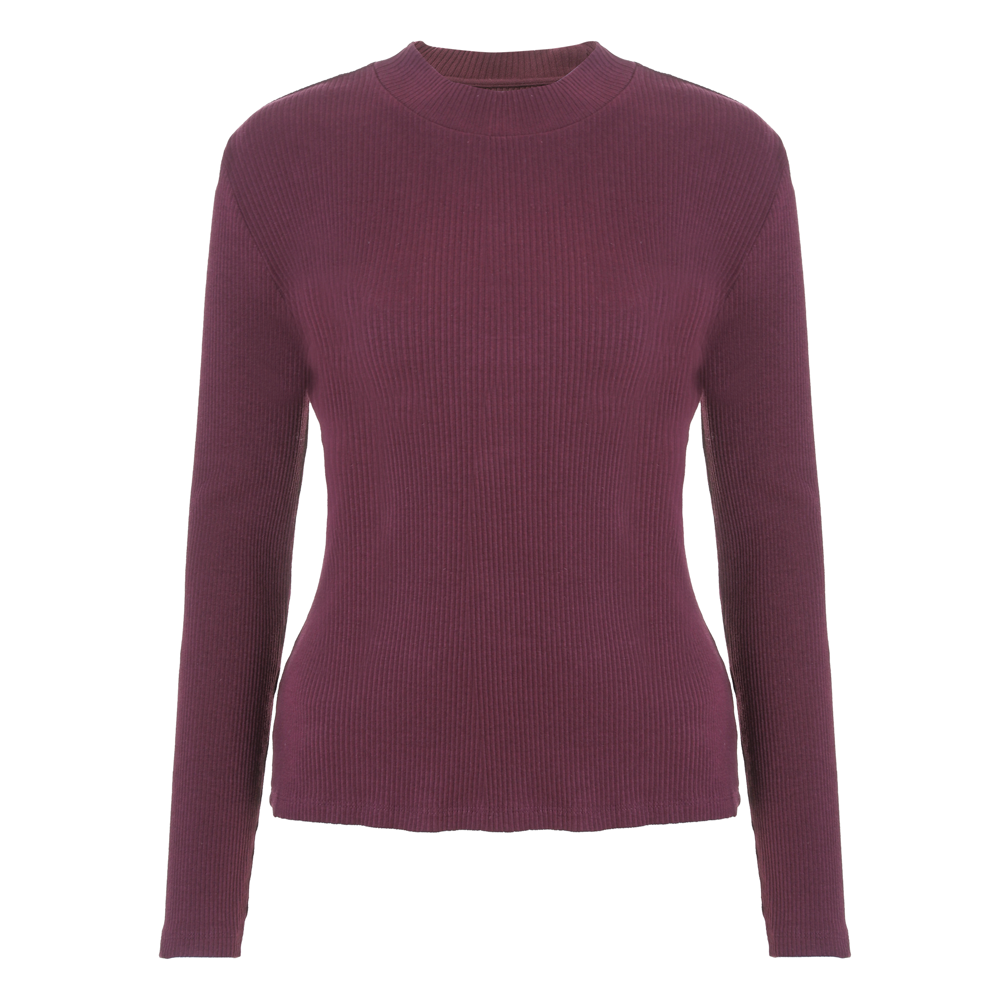 Pull col roulé  - Marron