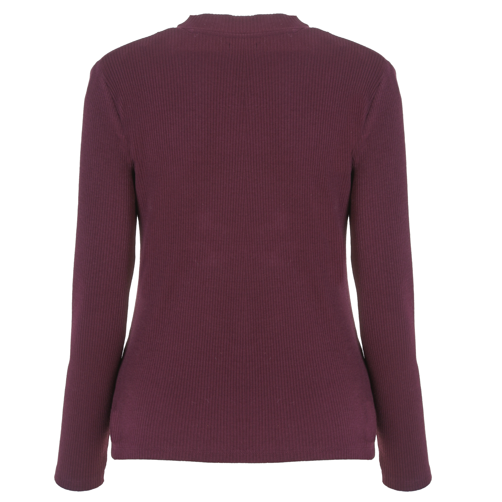 Pull col roulé  - Marron