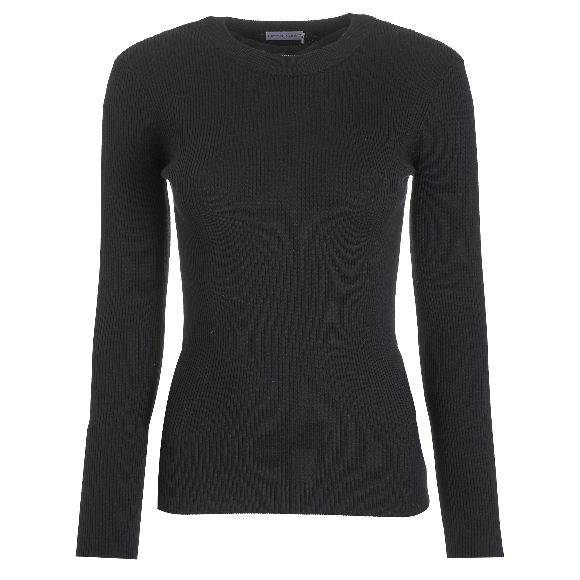Pull col rond - Noir