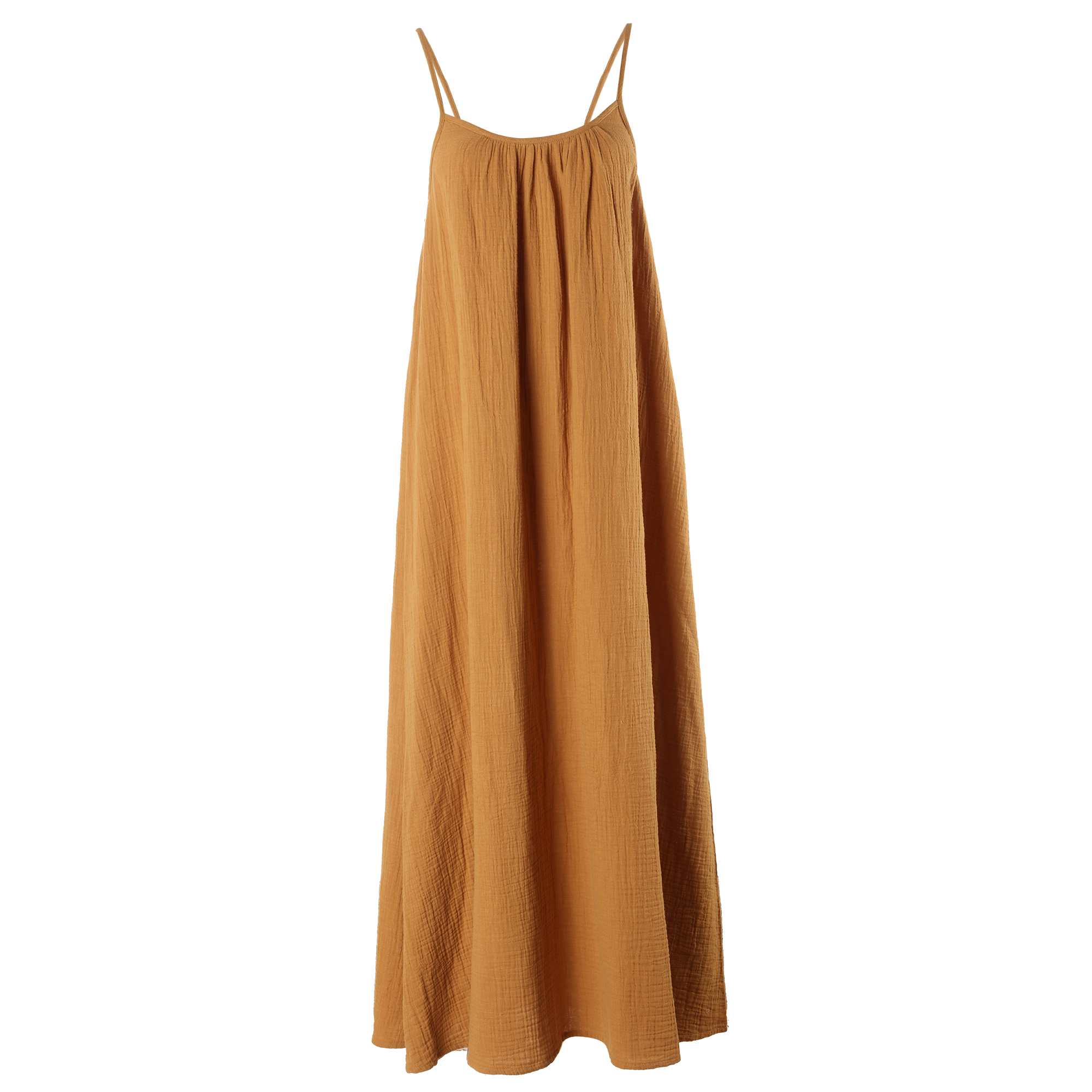 Robe en gaze de coton - Jaune