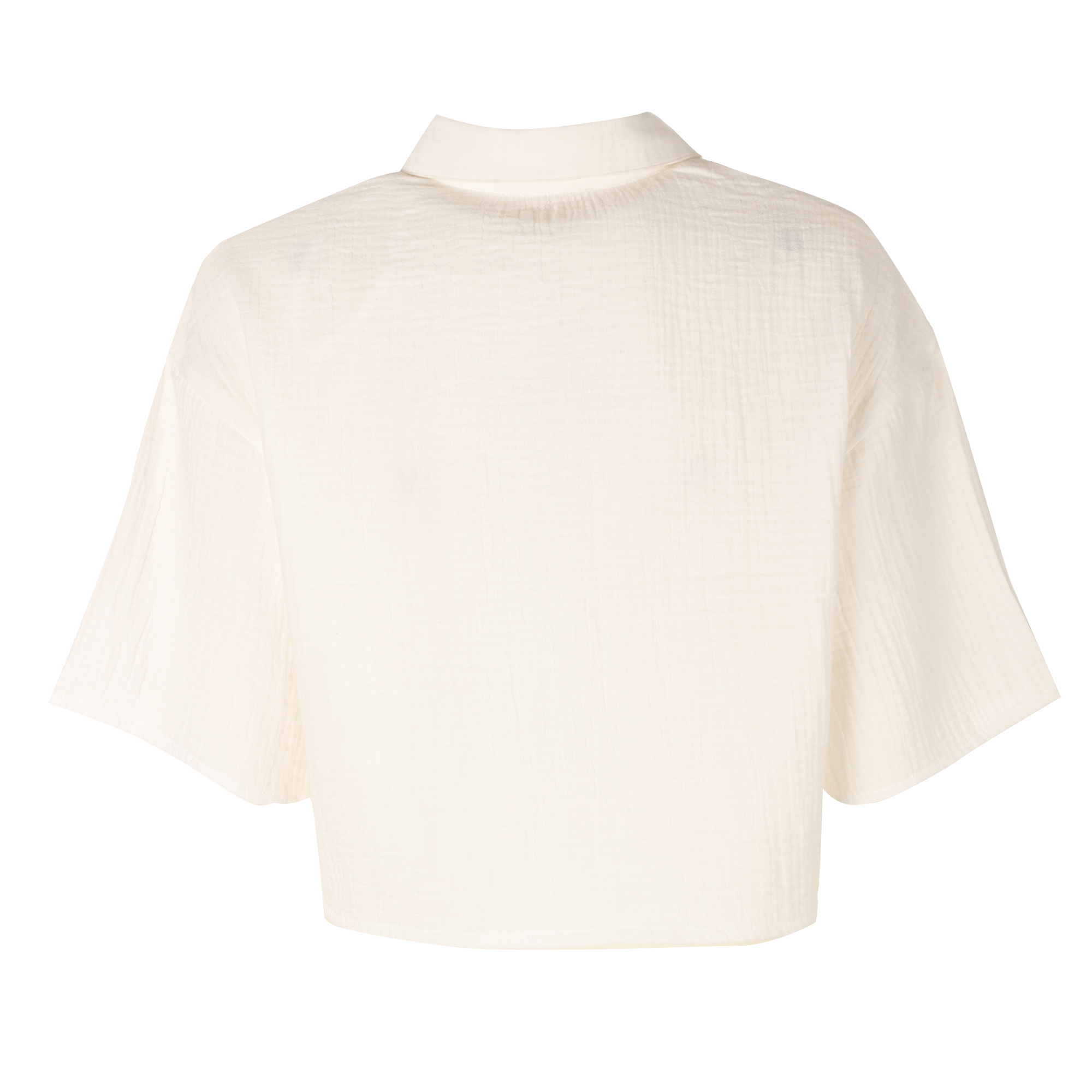 Chemise en gaze de coton - Beige