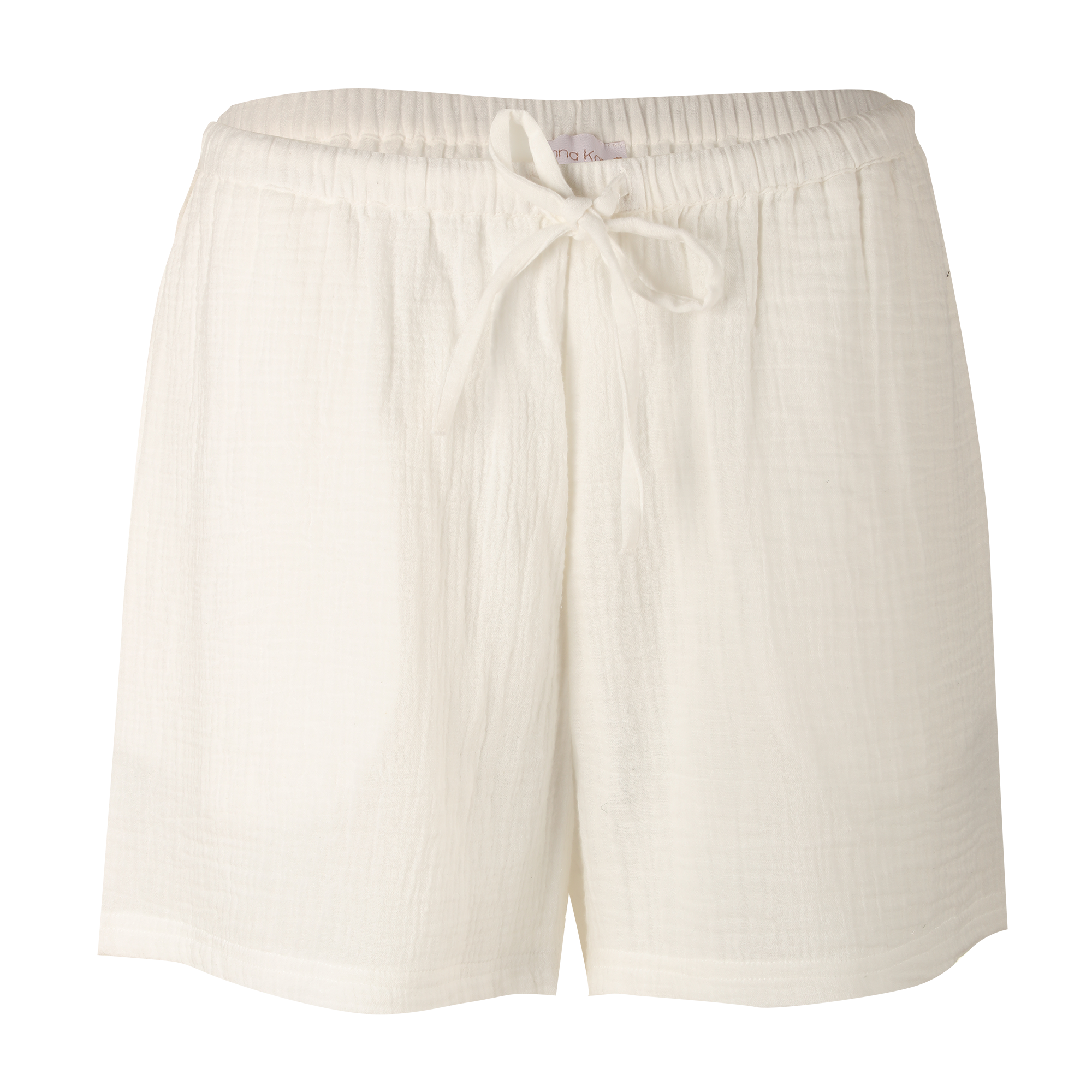 Short en gaze de coton - Blanc