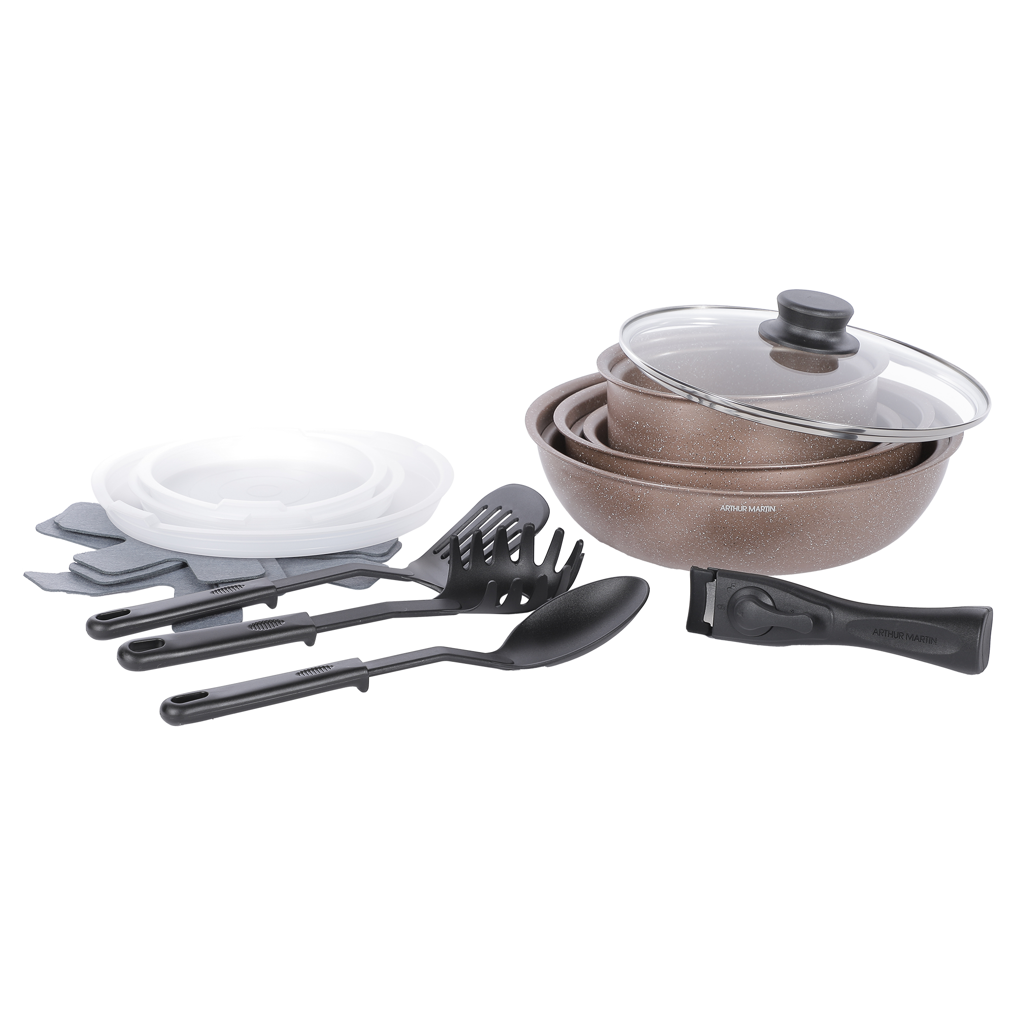Batterie de cuisson ARTHUR MARTIN 18 pièces
