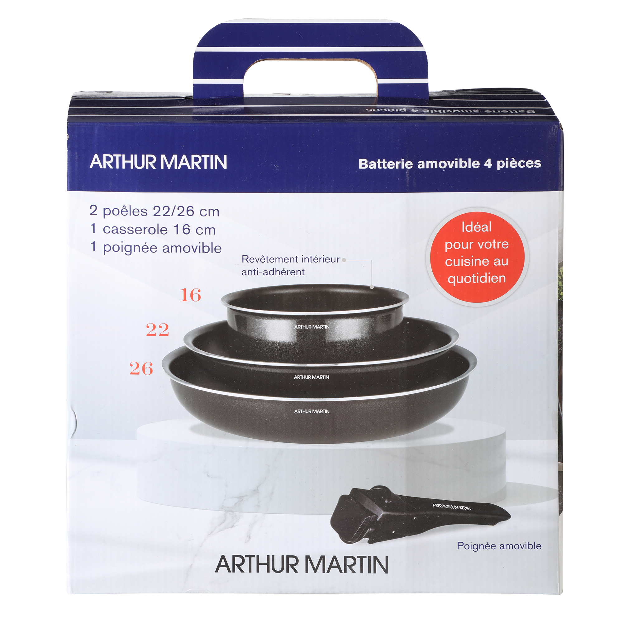 Batterie de cuisson tout feux dont induction