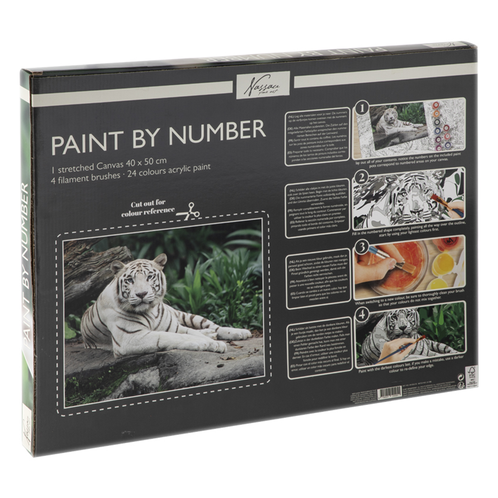 Peinture par numéros Tigre