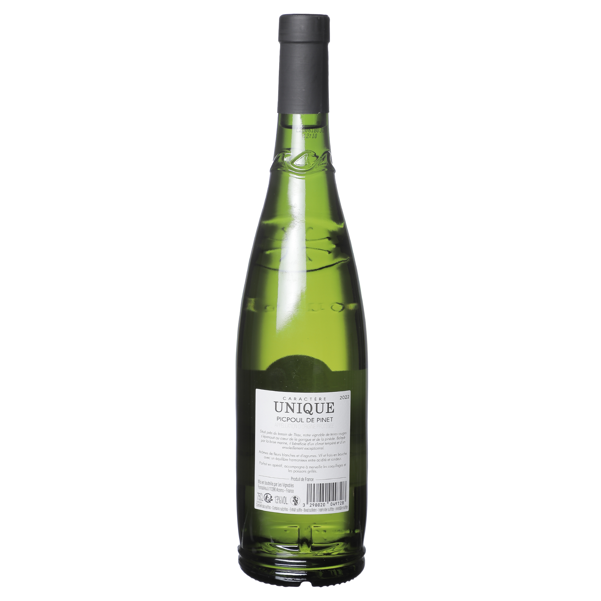 Caractère unique Picpoul de Pinet 2022 13%