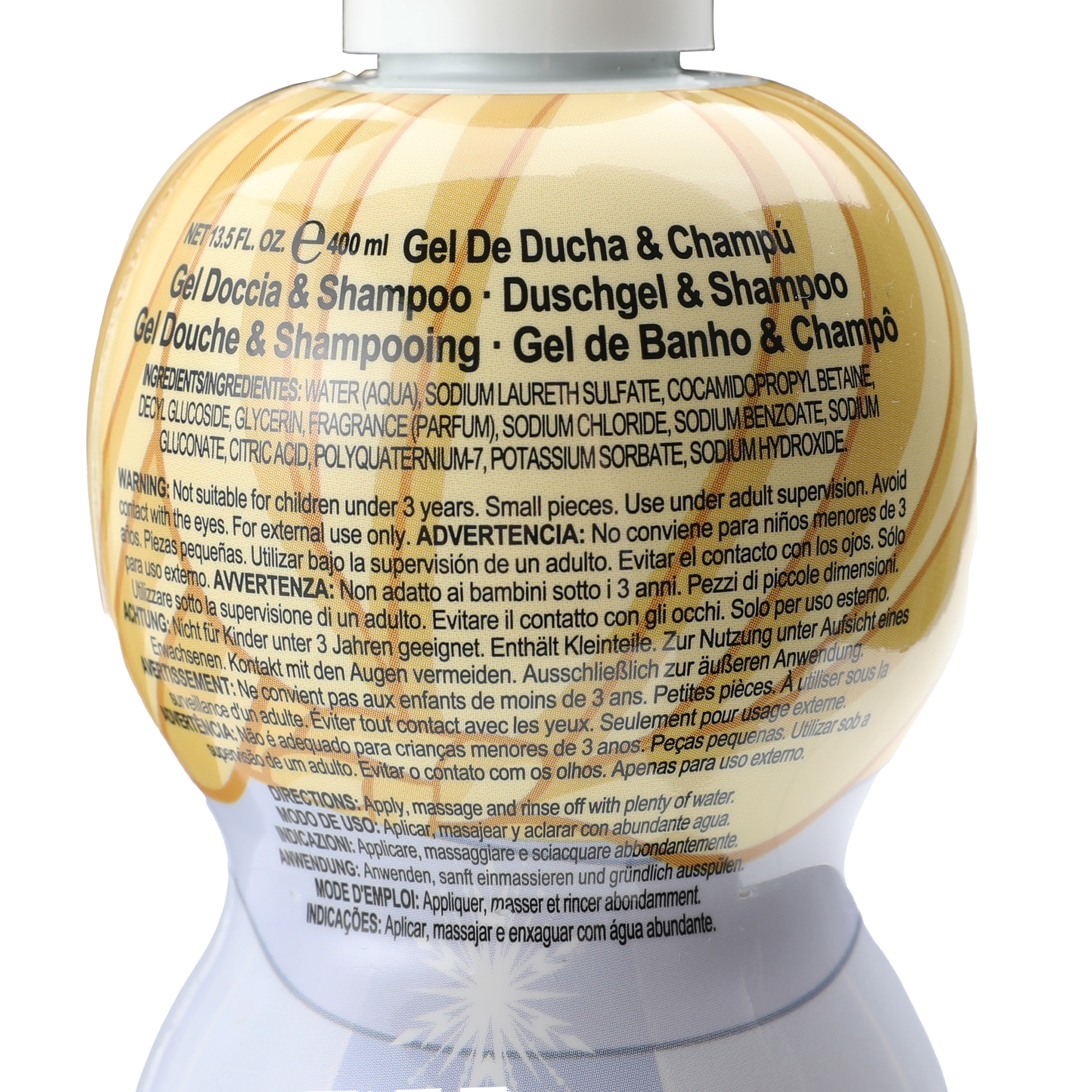 Gel douche et shampoing 2en1 Reine des Neiges