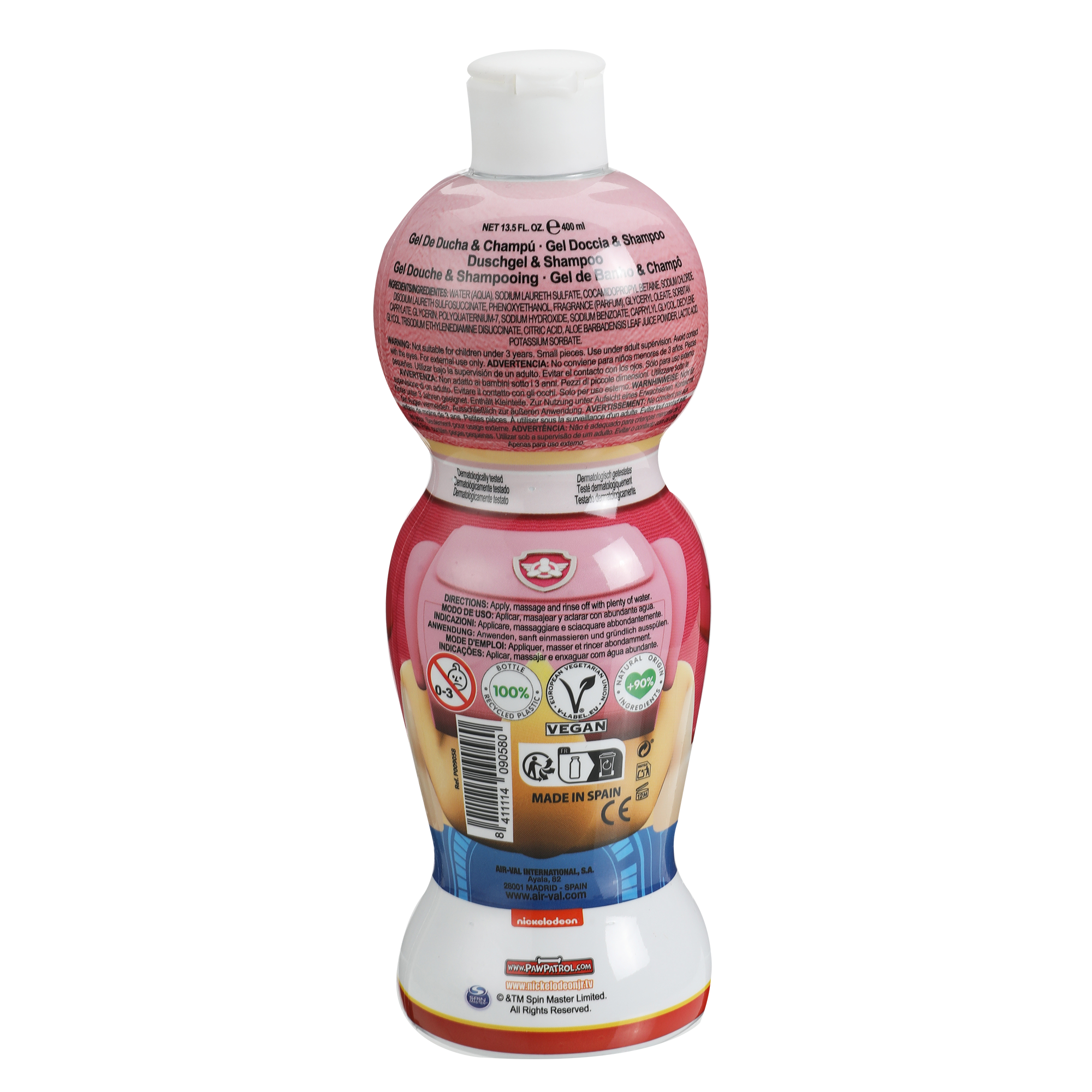 Gel douche et shampoing 2en1 Stella Pat Patrouille