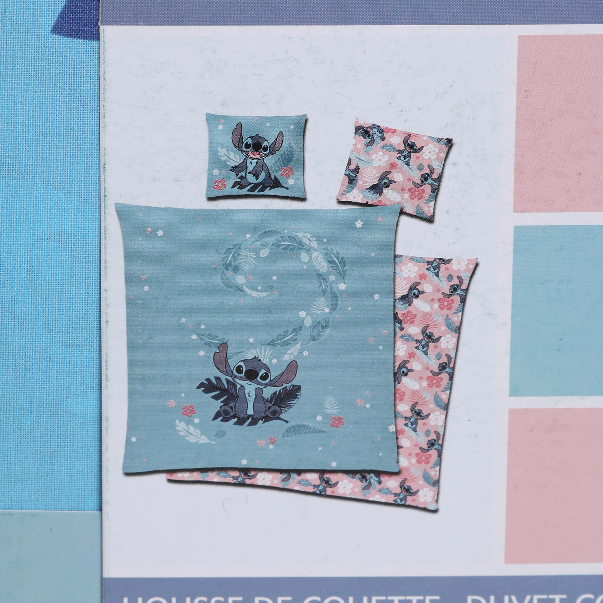 Parure de lit 2 personnes Stitch - Blanc