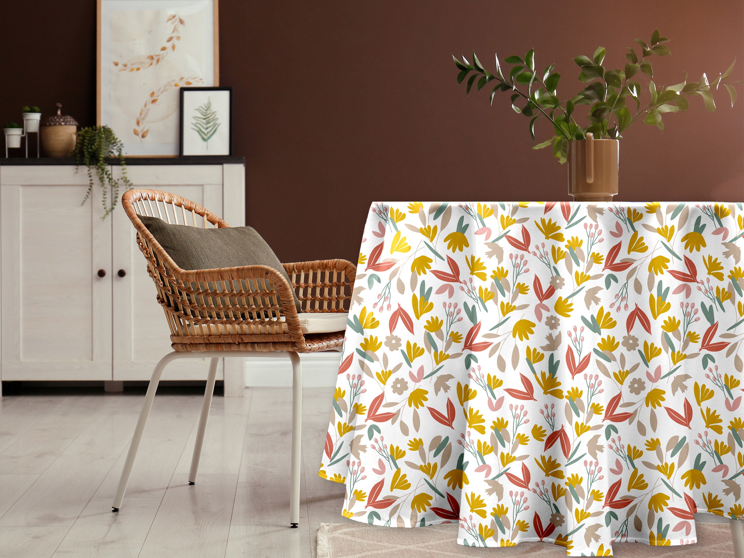 Nappe PVC Toile cirée ronde