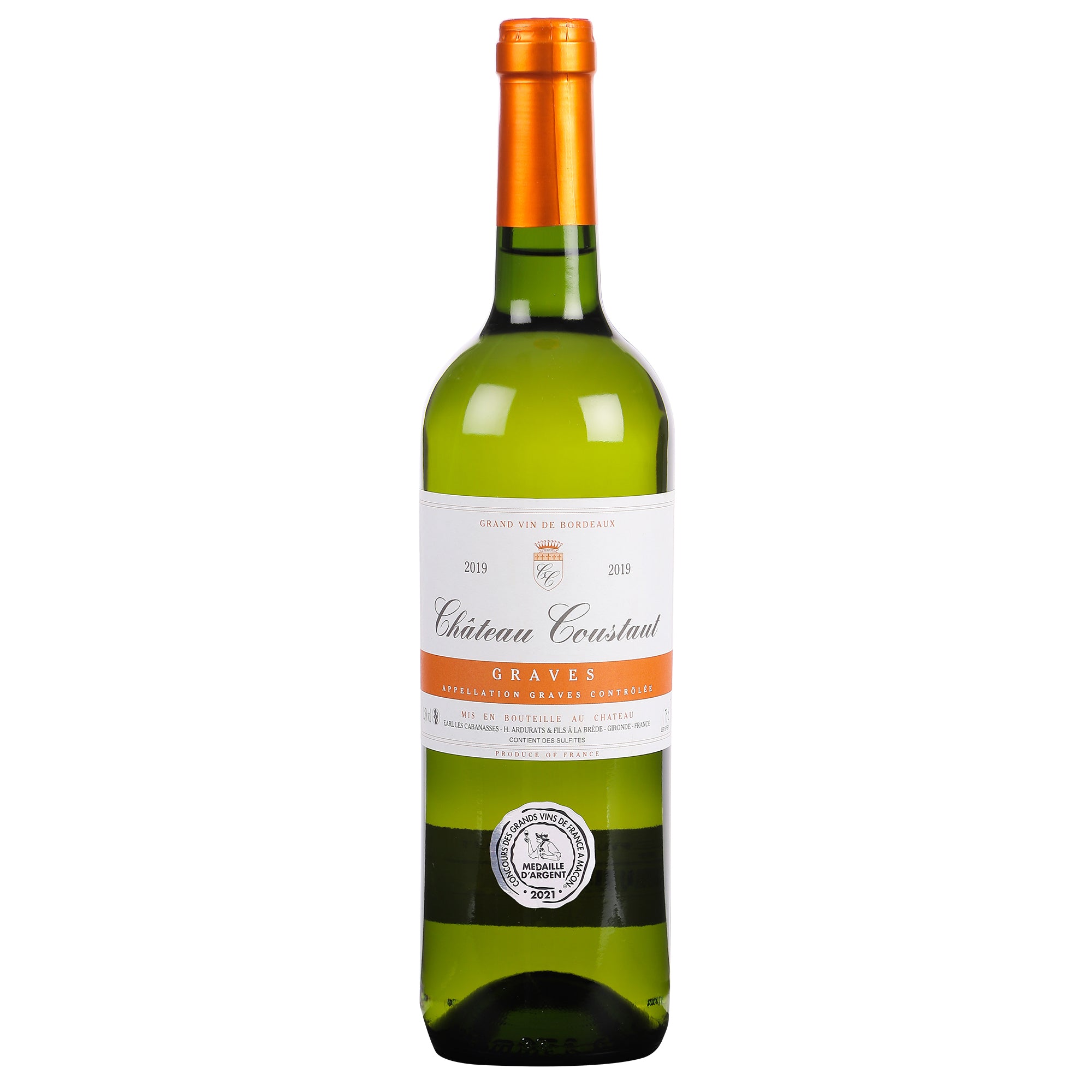 Château Coustaut Graves blanc 2019 13%