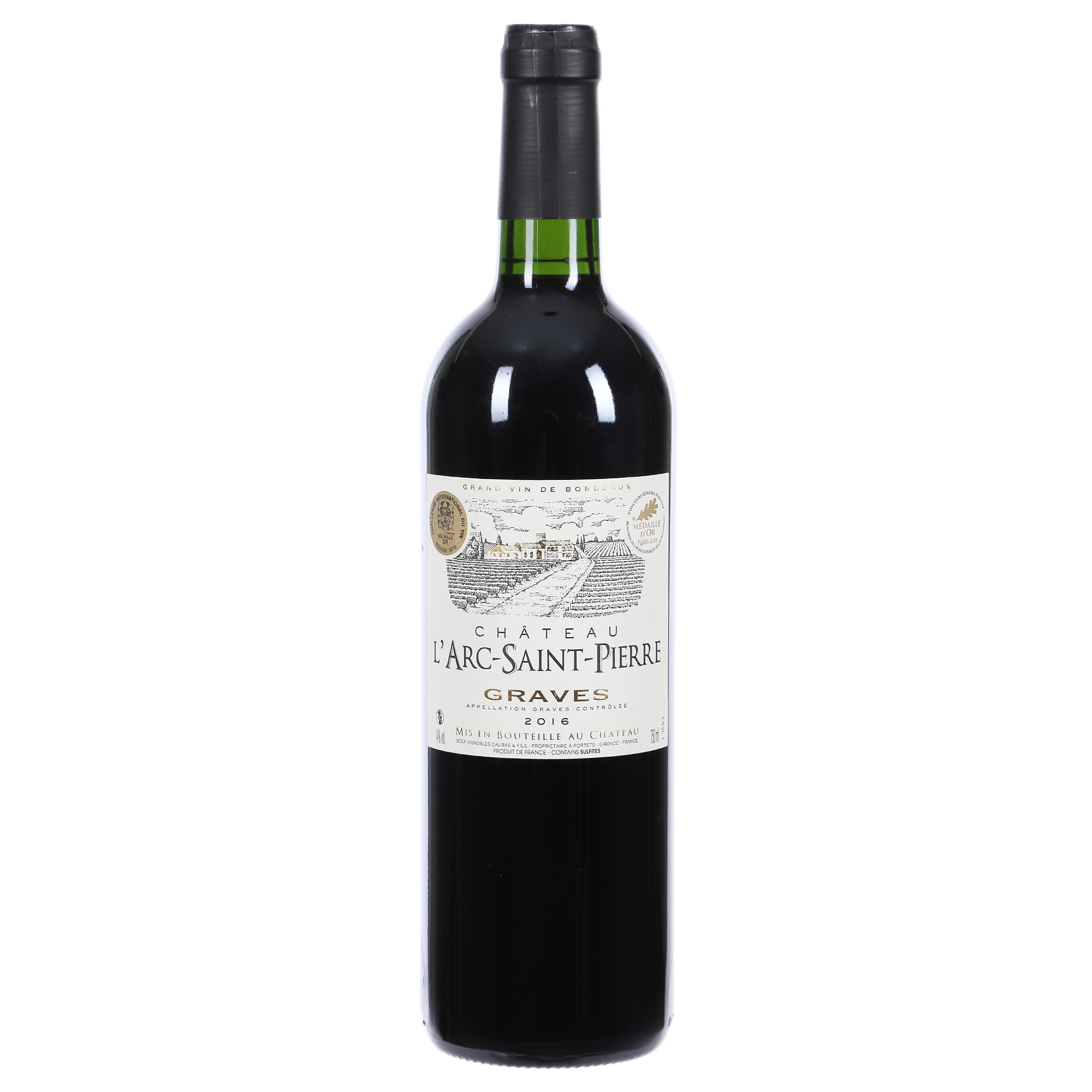 CHATEAU L'ARC SAINT PIERRE 2016   14%    MEDAILLE D'OR