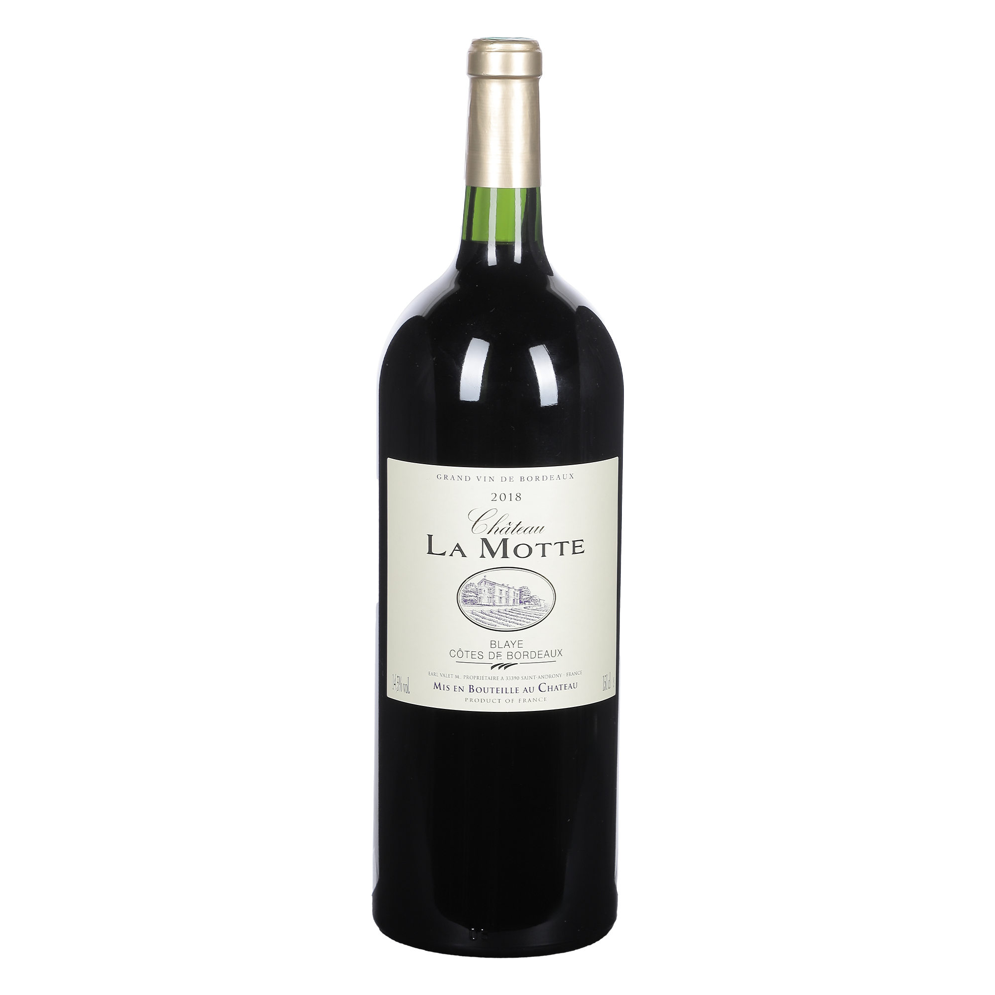 CHATEAU LA MOTTE AOC COTE DE BORDEAUX 2018 14,5%