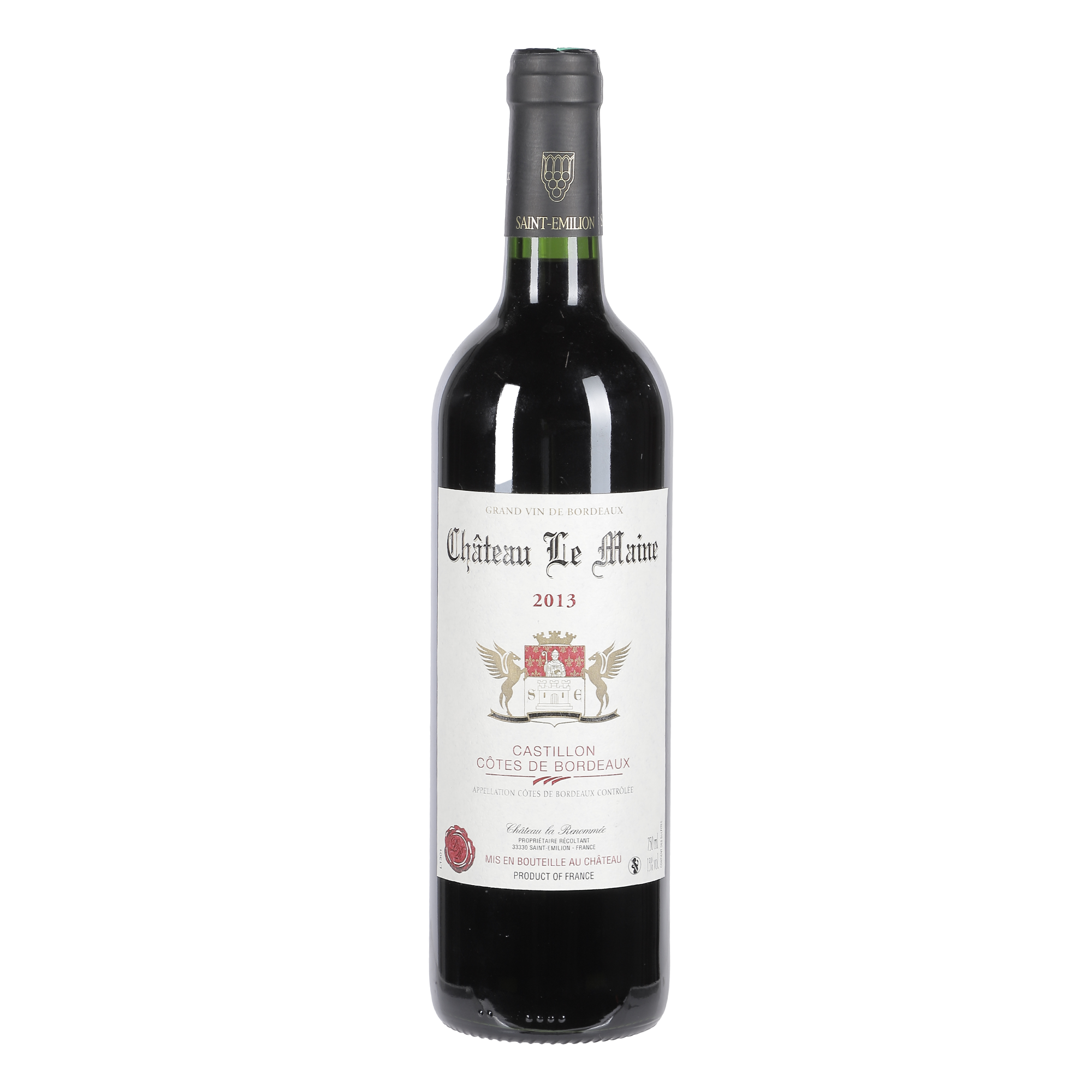 Château Le Maine AOC Côtes de bordeaux 2013