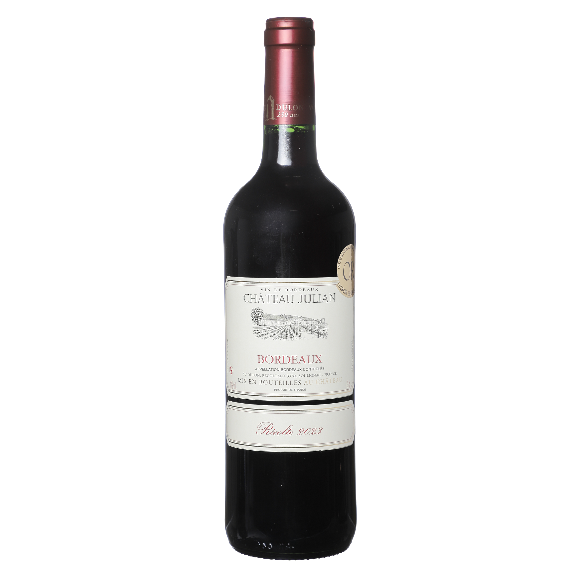 Château Julien 2023 13% médaillé d'or