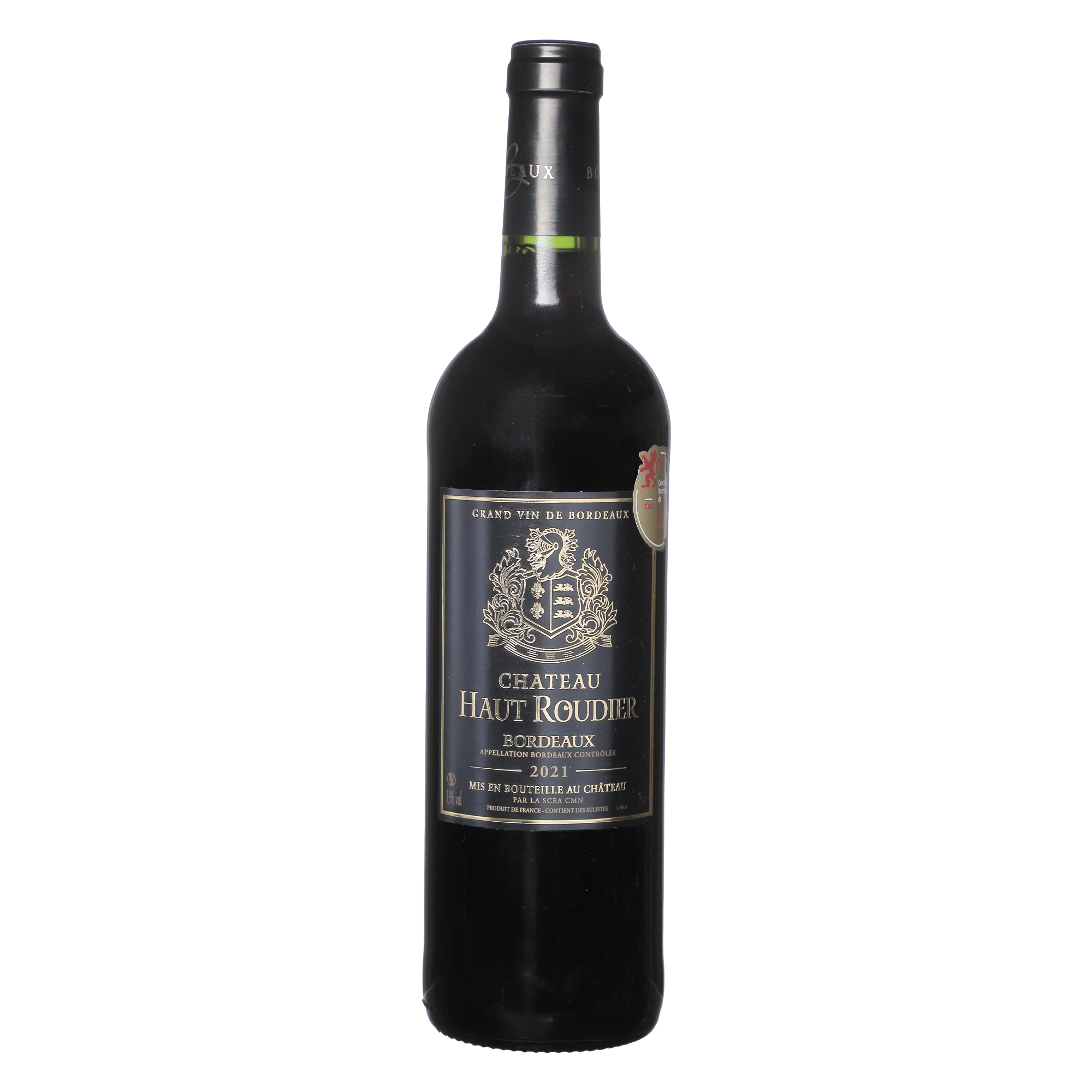 Château haut roudier 2021 13% médaillée d'or