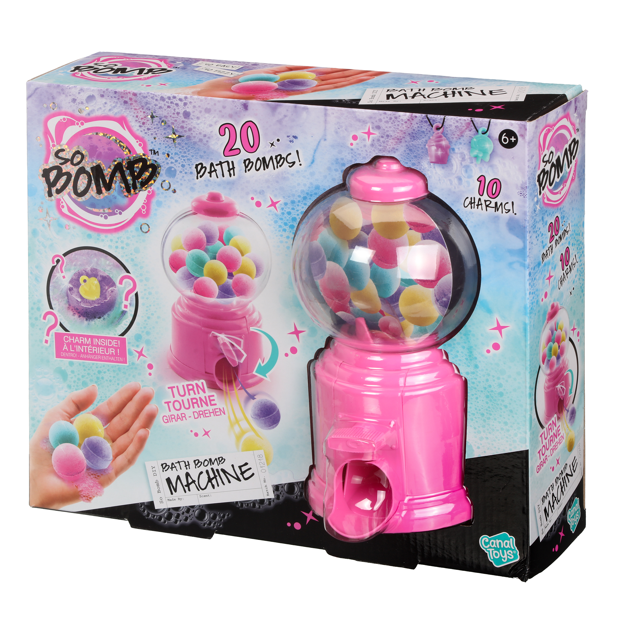 Distributeur de bombes de bain