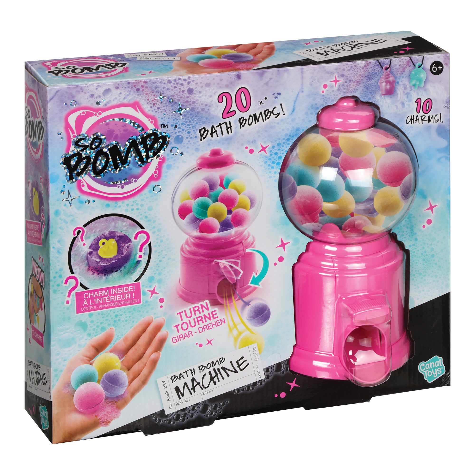 Distributeur de bombes de bain