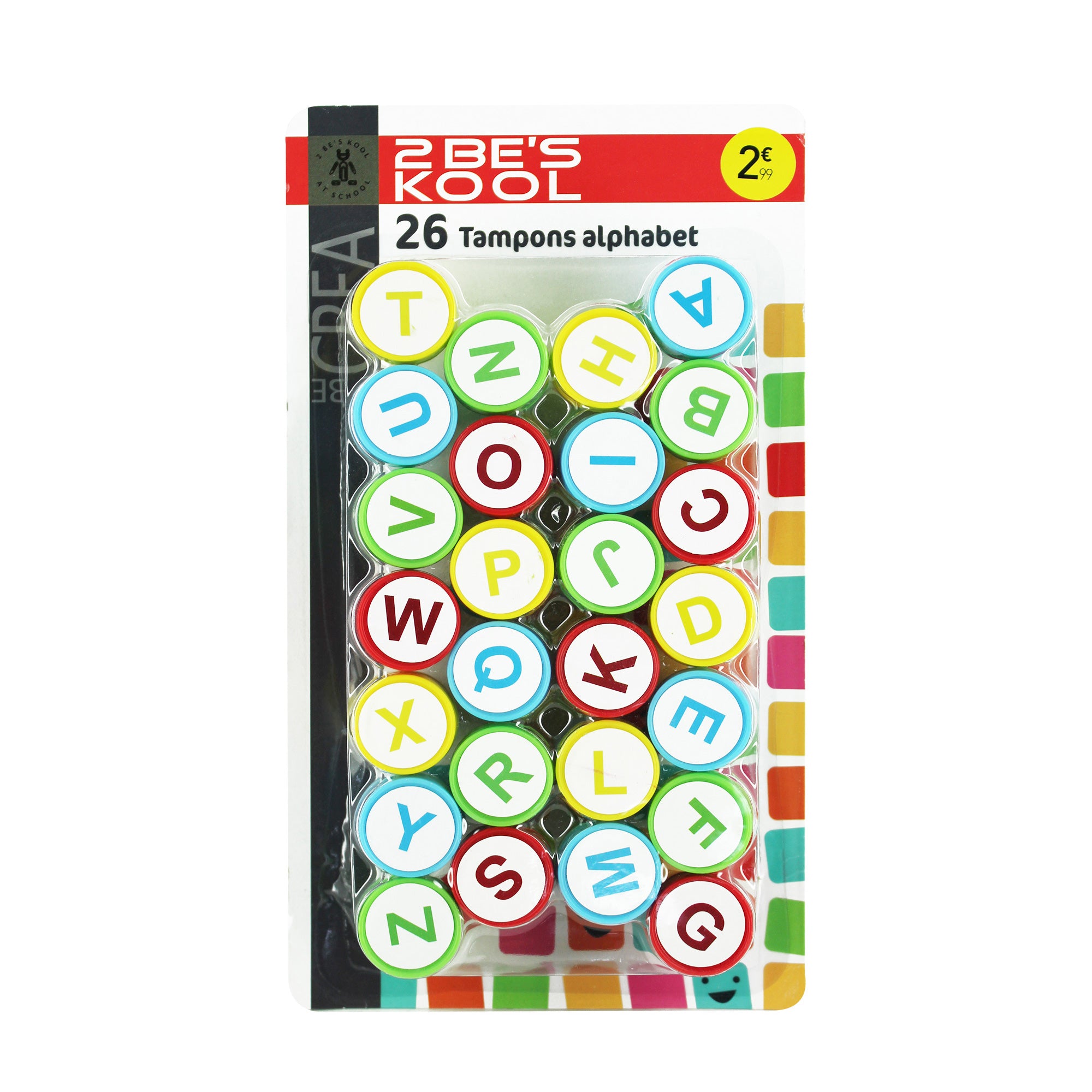 Set de 26 tampons alphabet