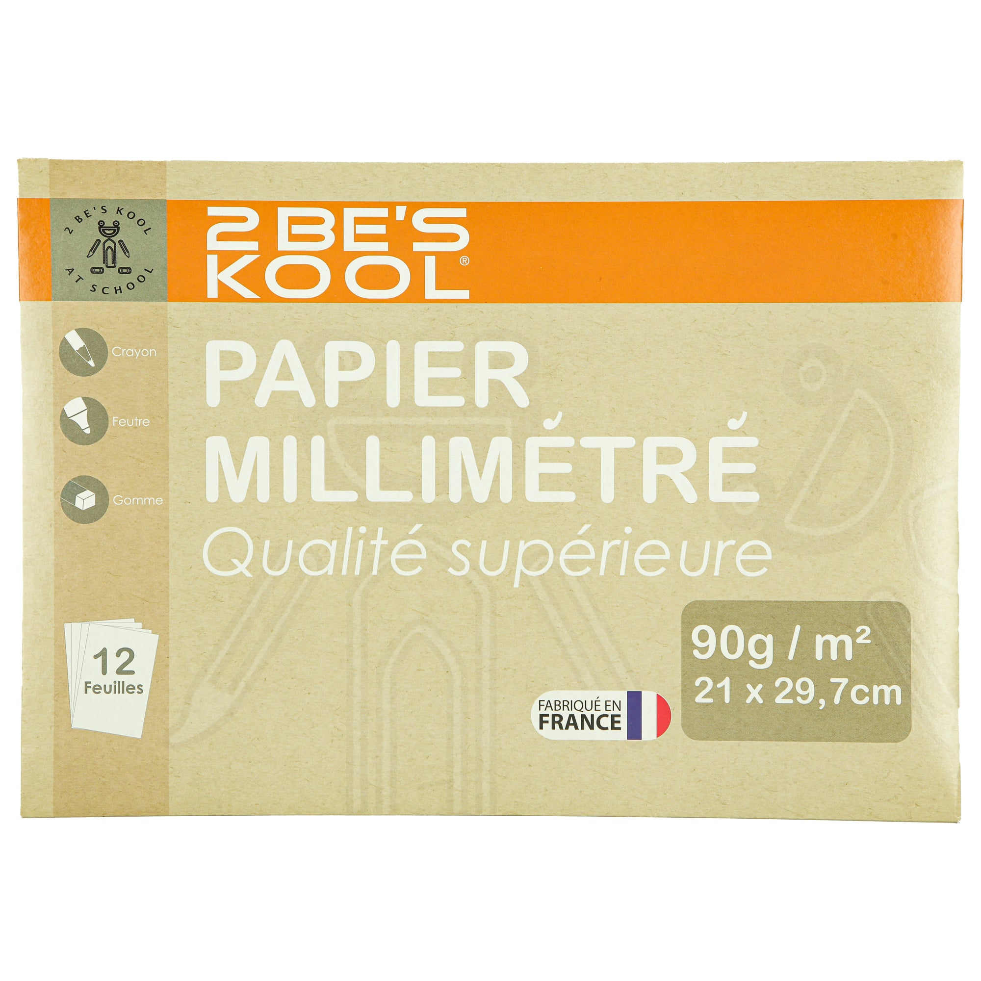 Pochette papier millimétré