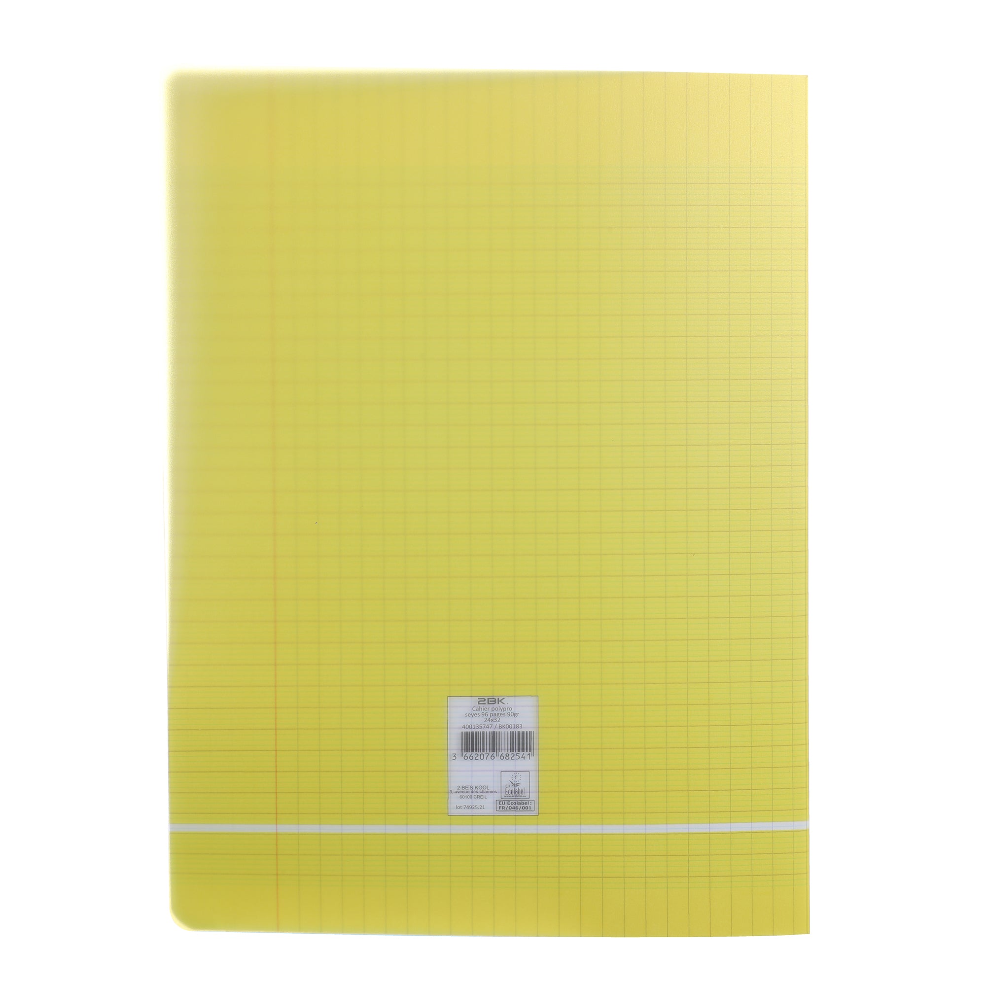 Cahier polypro 24x32cm