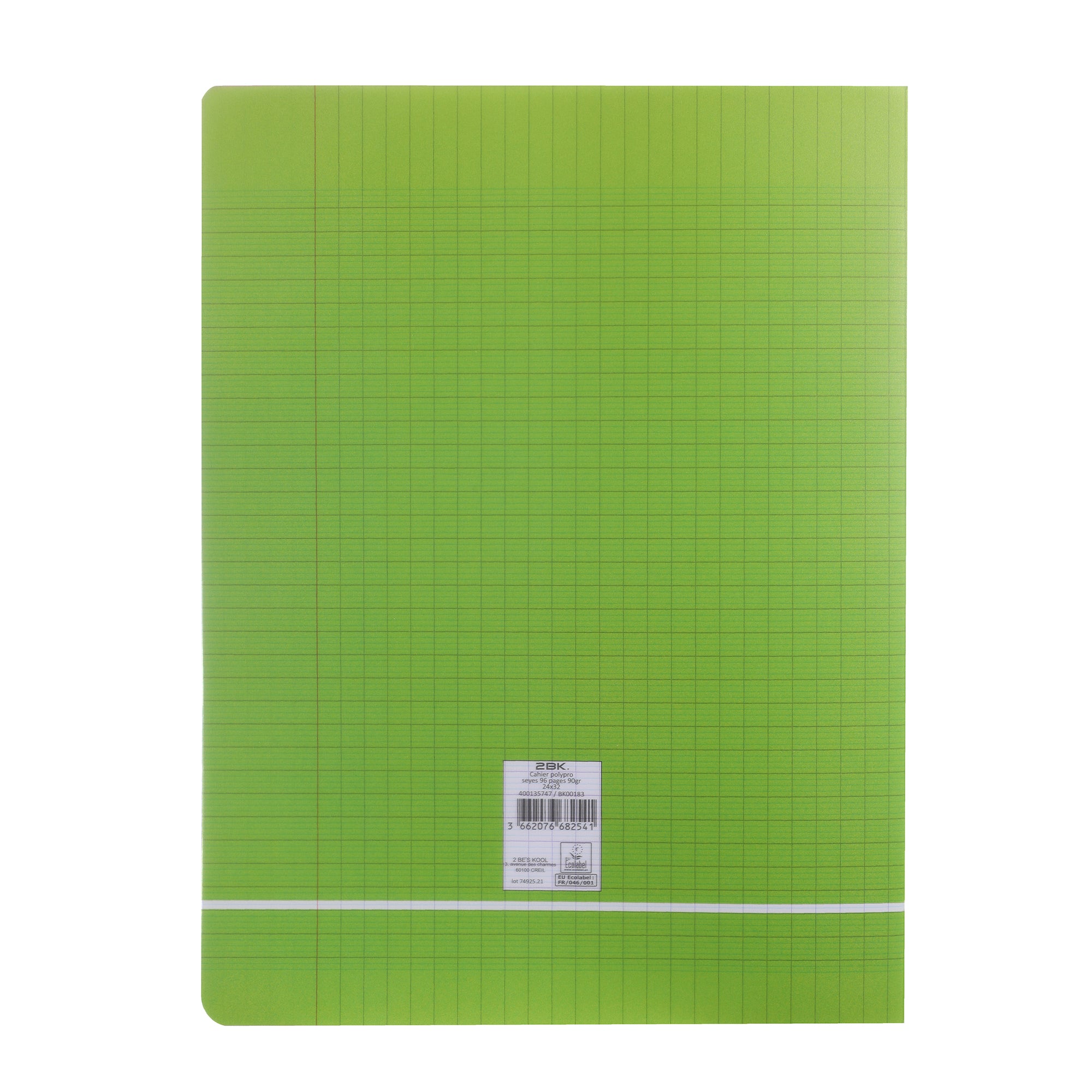 Cahier polypro 24x32cm