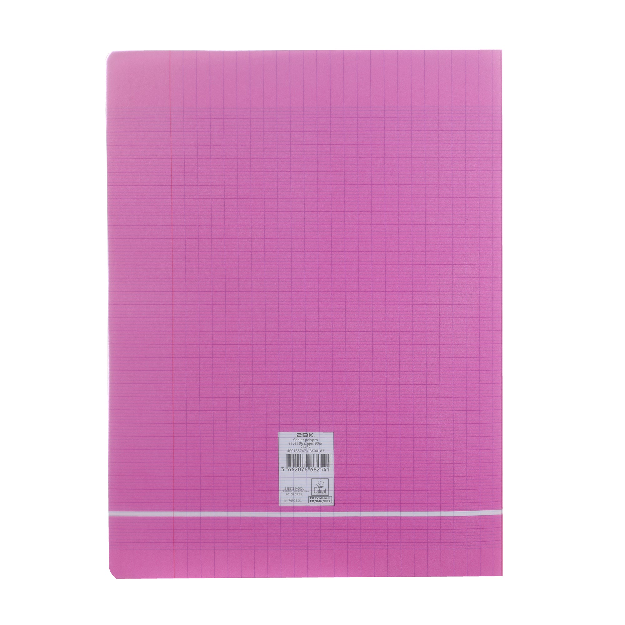 Cahier polypro 24x32cm