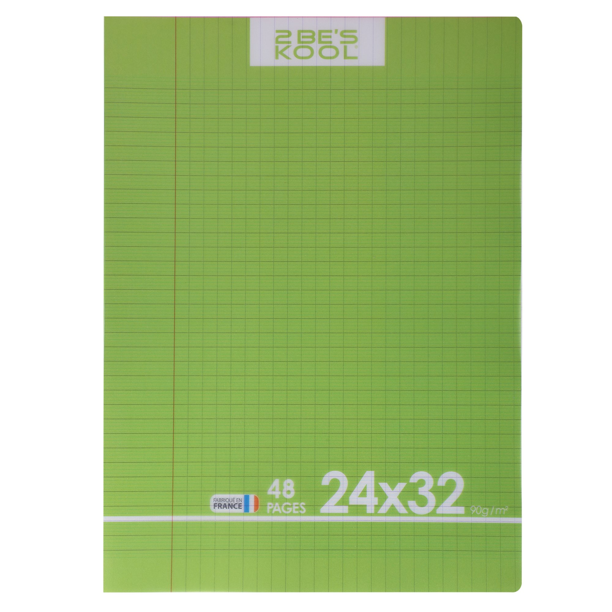 Cahier polypro 24x32cm 48 pages