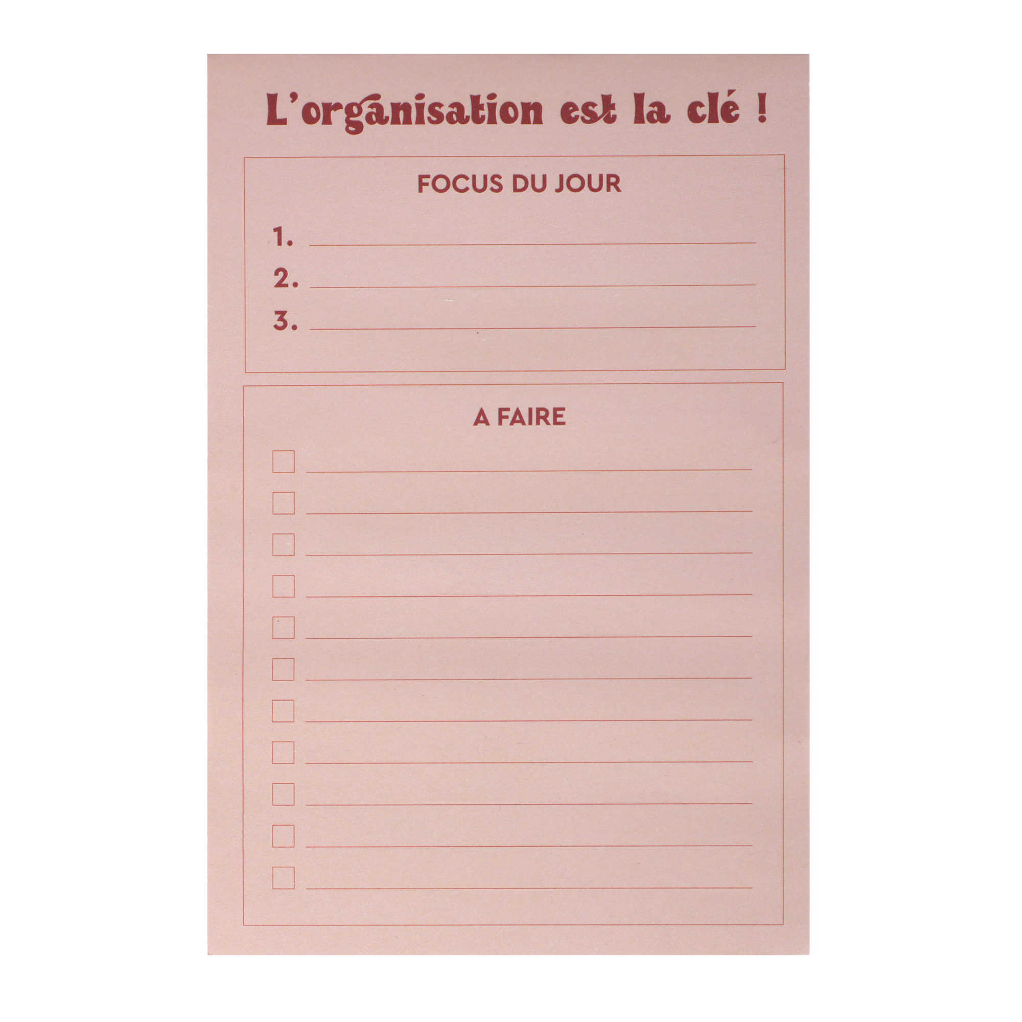 Set organisateur 3 pièces, note, to do et semainier