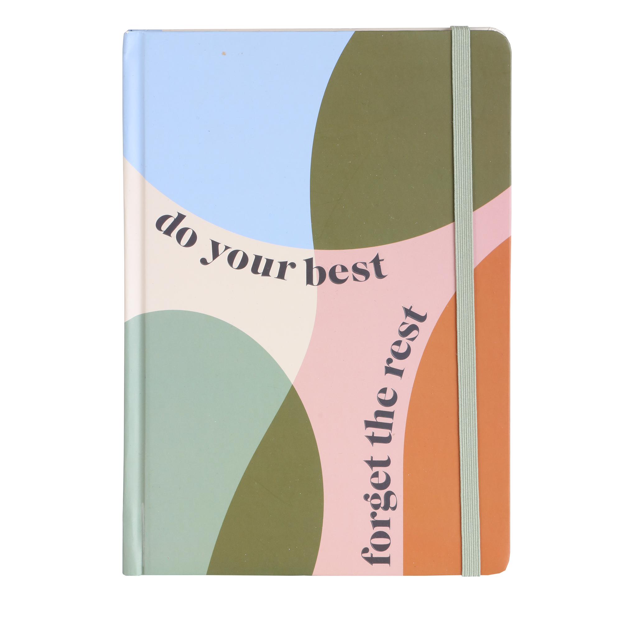 Carnet avec élastiques 160 pages - Multicolore