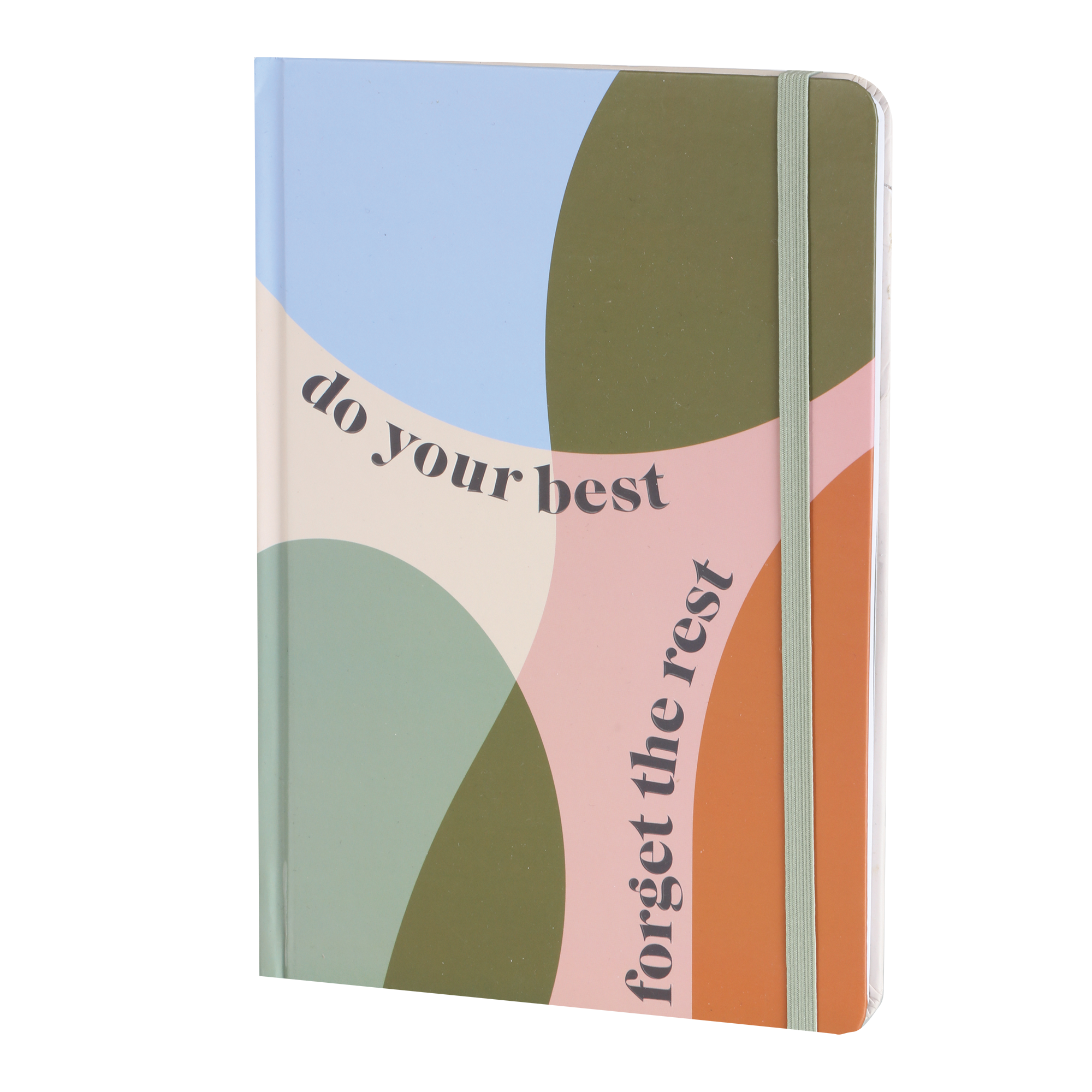 Carnet avec élastiques 160 pages - Multicolore