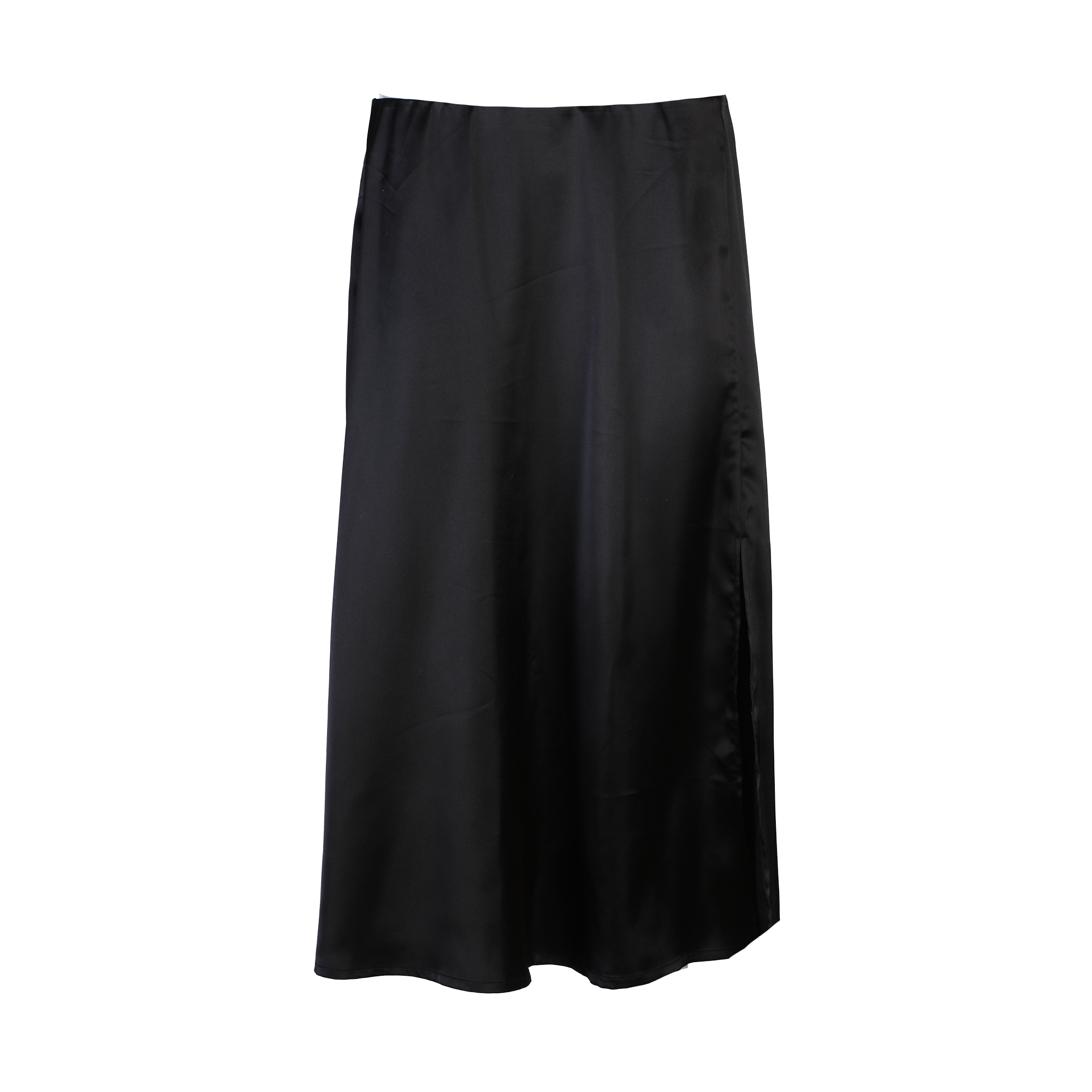 Jupe en satin  - Noir