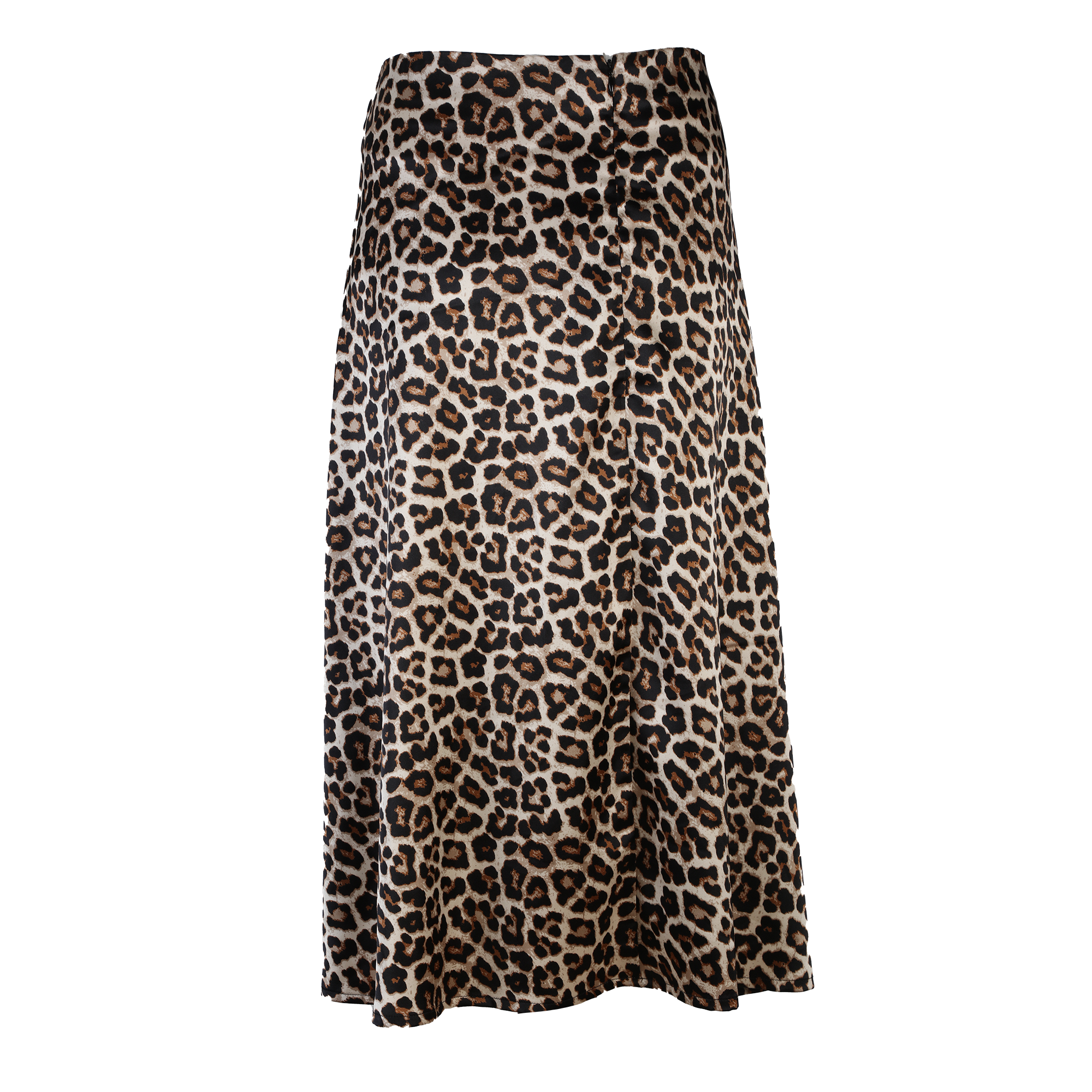 Jupe en satin  - Marron