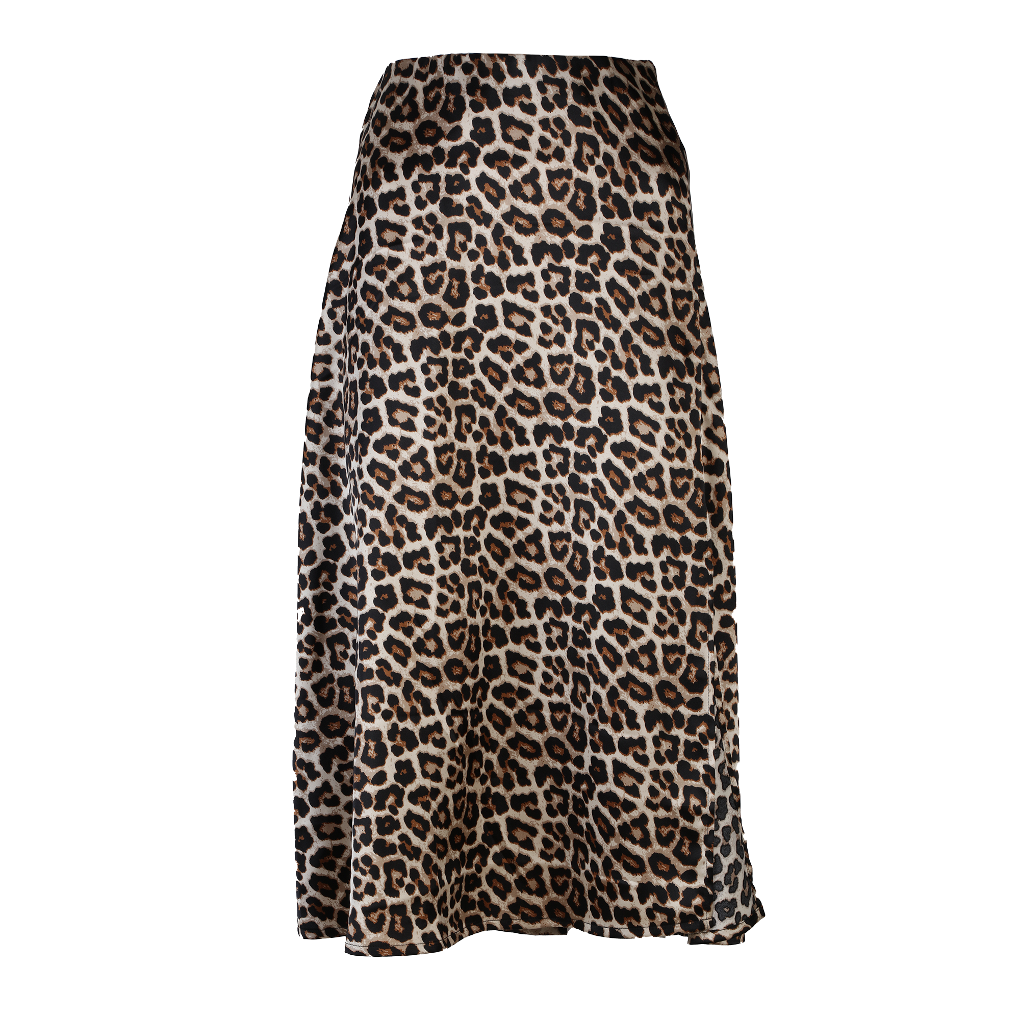Jupe en satin  - Noir