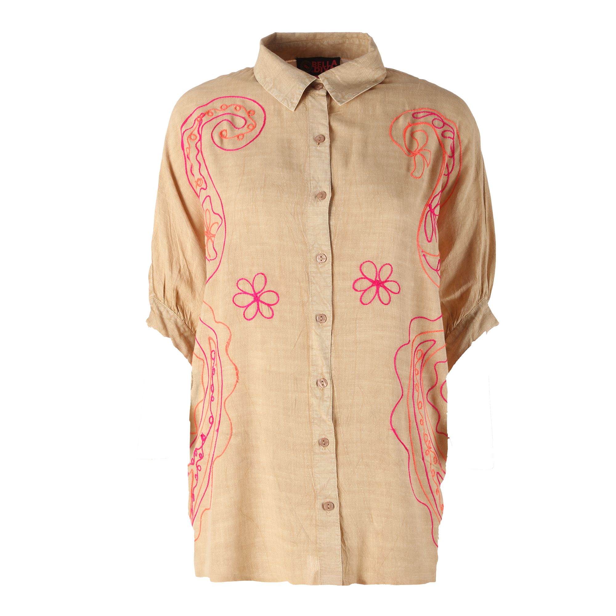 Tunique grande taille - Beige