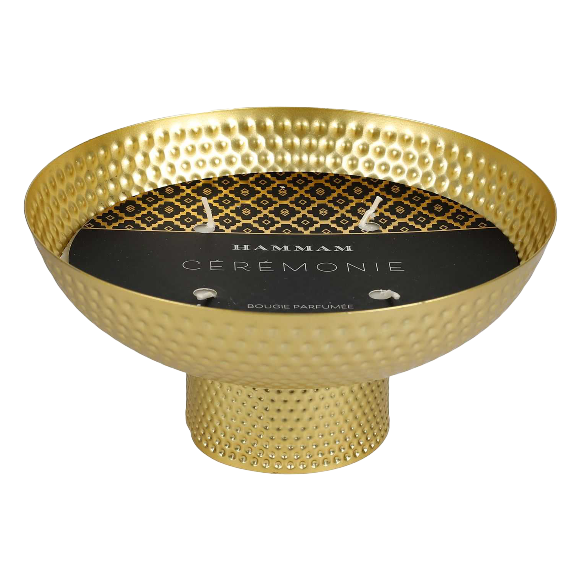 BOUGIE PARFUMEE METAL DALILA D20CM 3 ASSTS